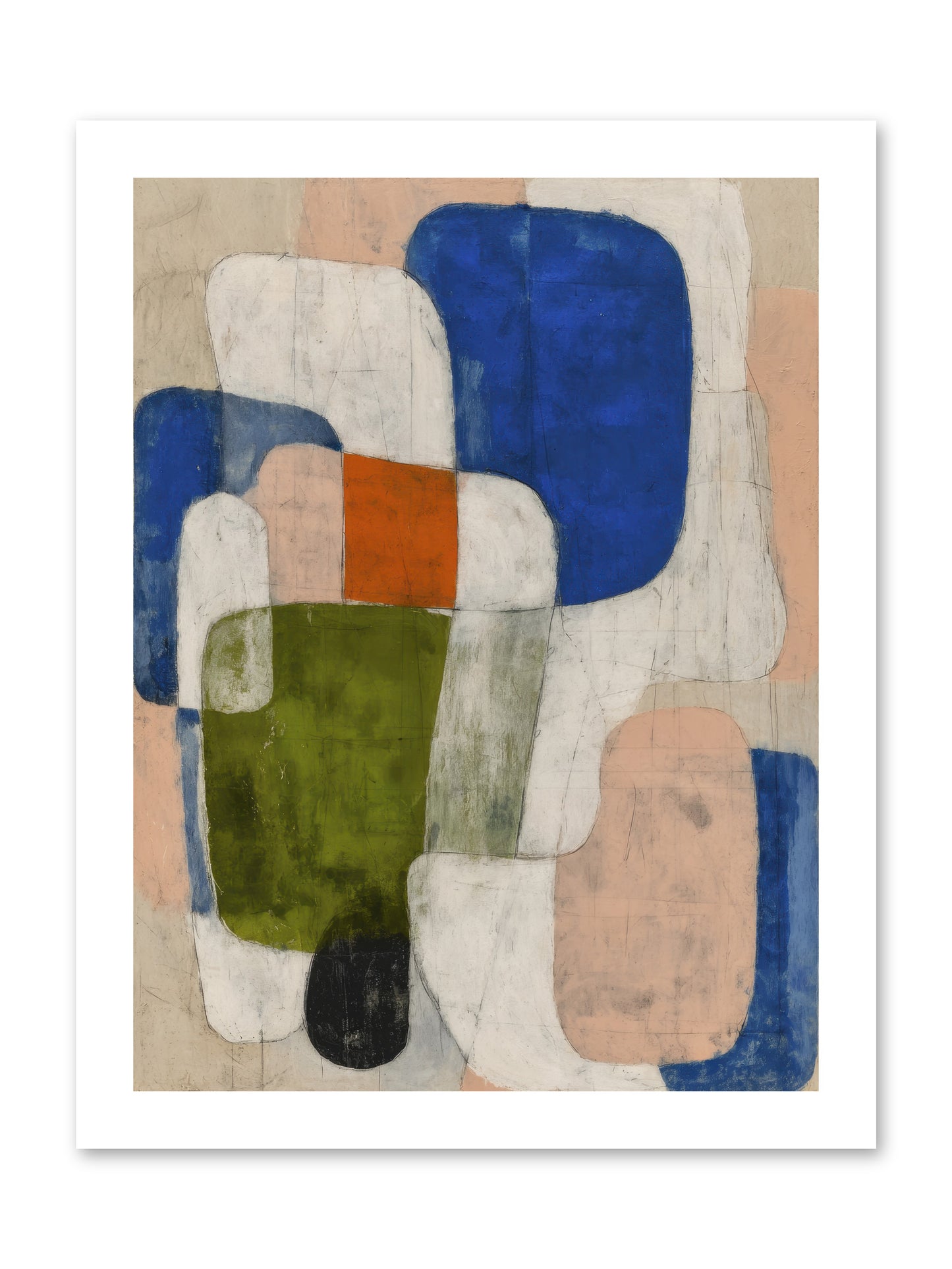 Gathered -- Loose Canvas Print 12x16