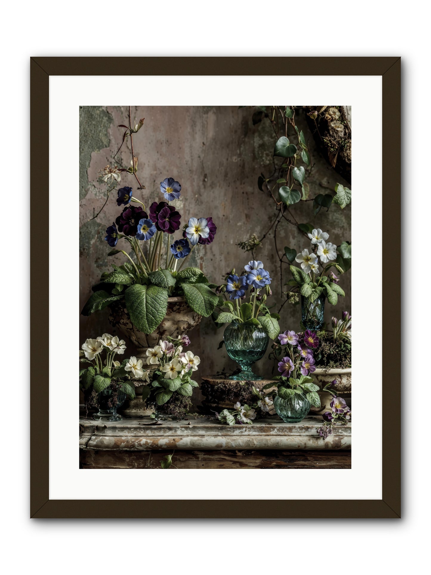 Gathered -- Framed Print - Black 18x24