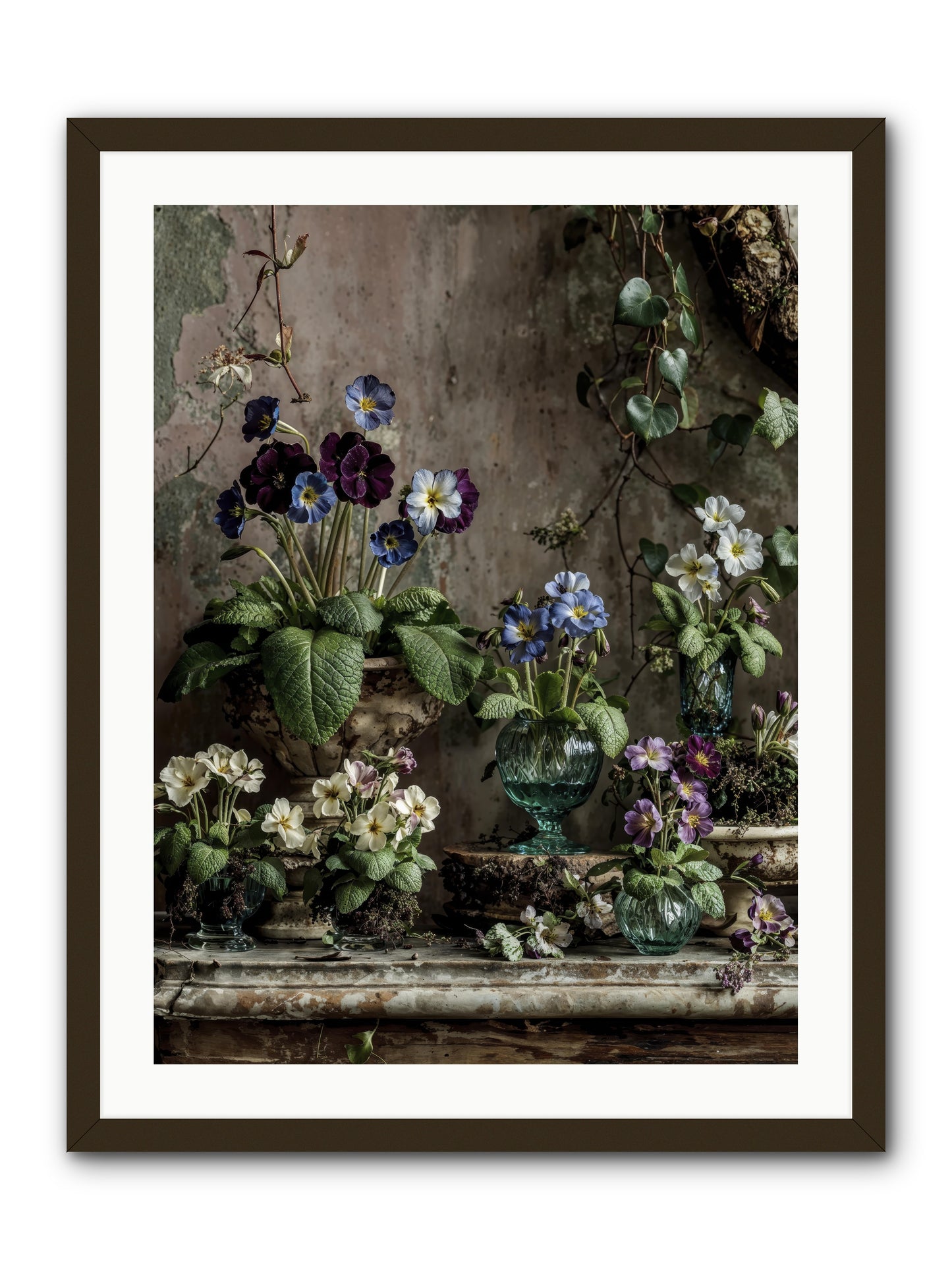 Gathered -- Framed Print - Black 24x32
