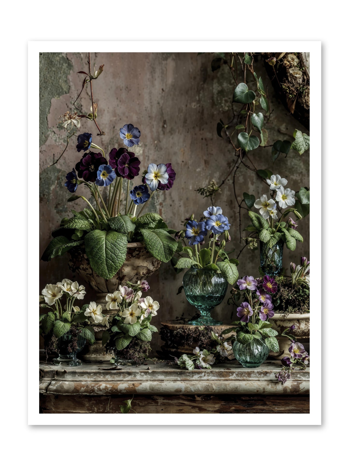 Gathered -- Loose Canvas Print 24x32