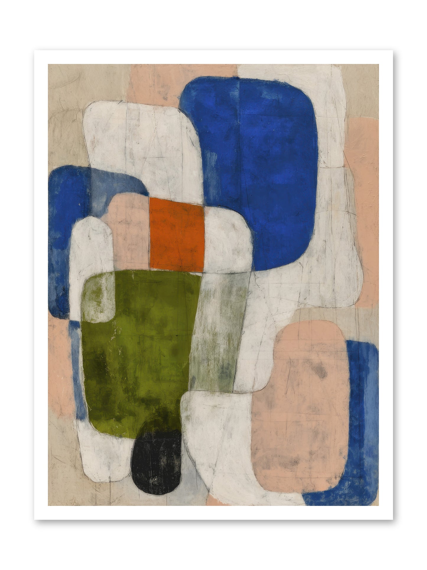 Gathered -- Loose Canvas Print 24x32