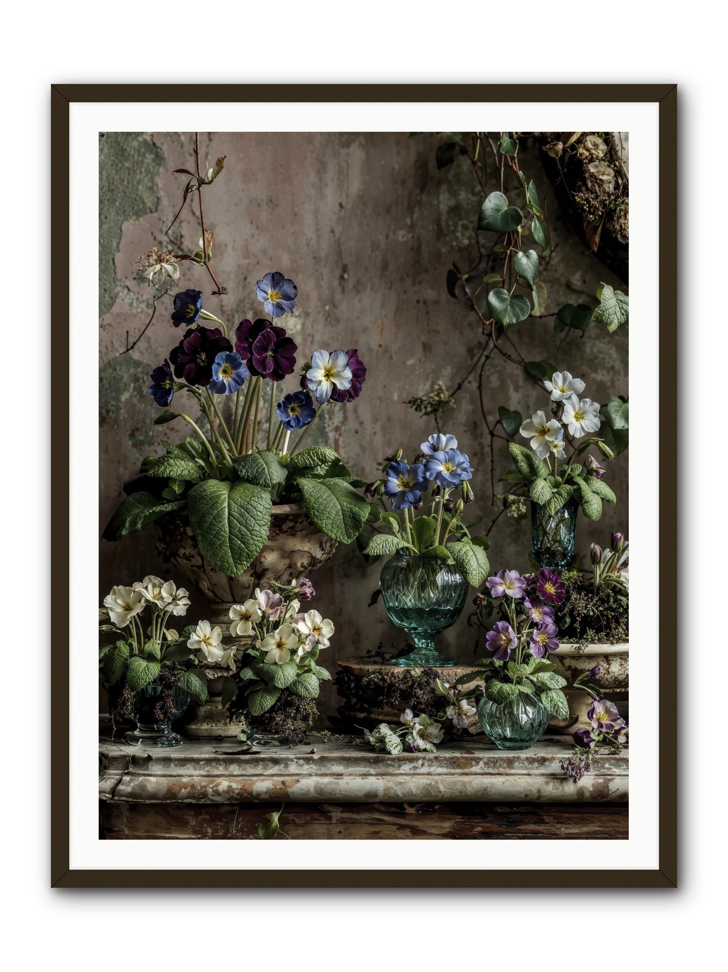 Gathered -- Framed Print - Black 36x48