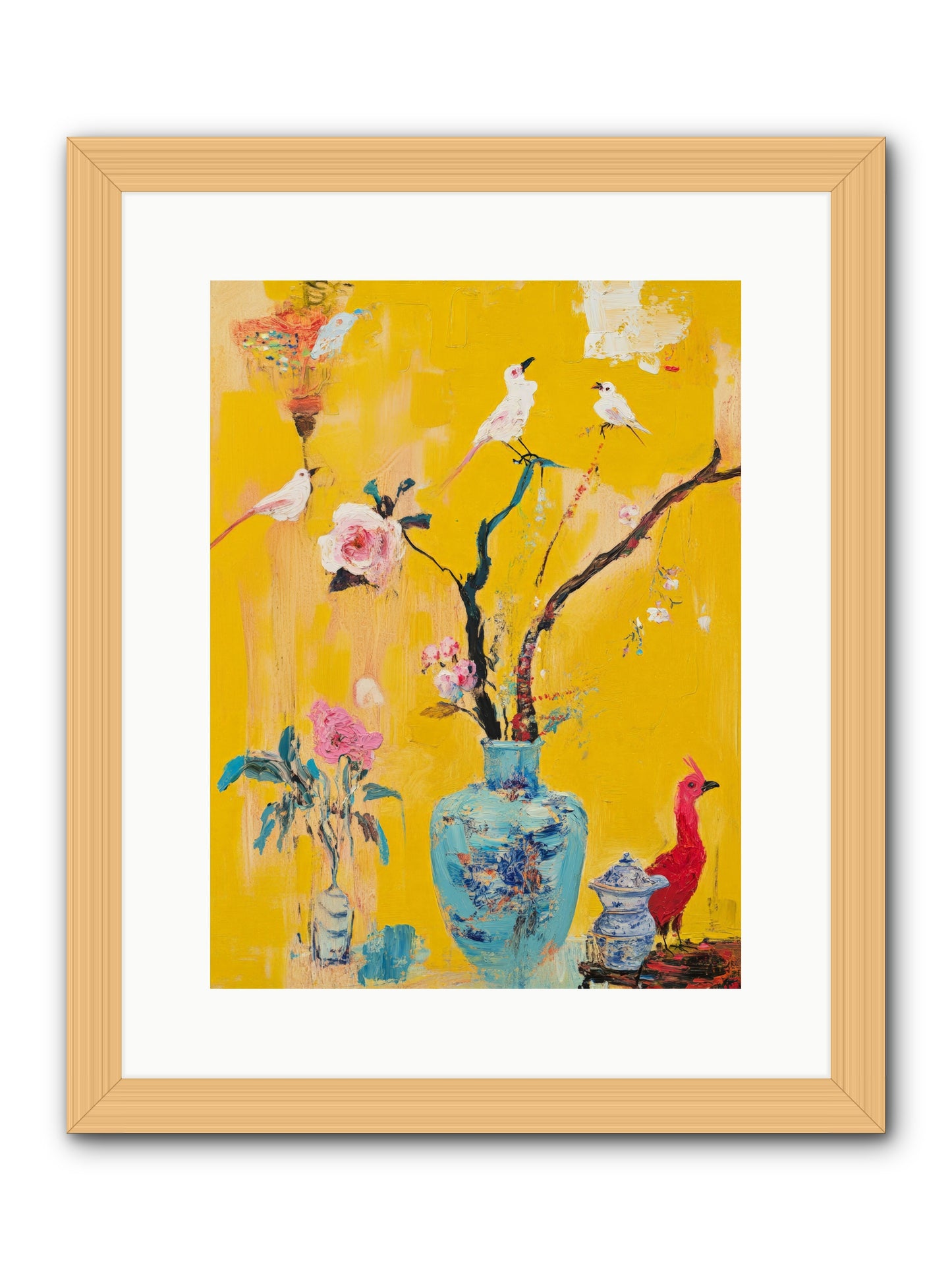 Gathered Wonder -- Framed Print - Natural 12x16