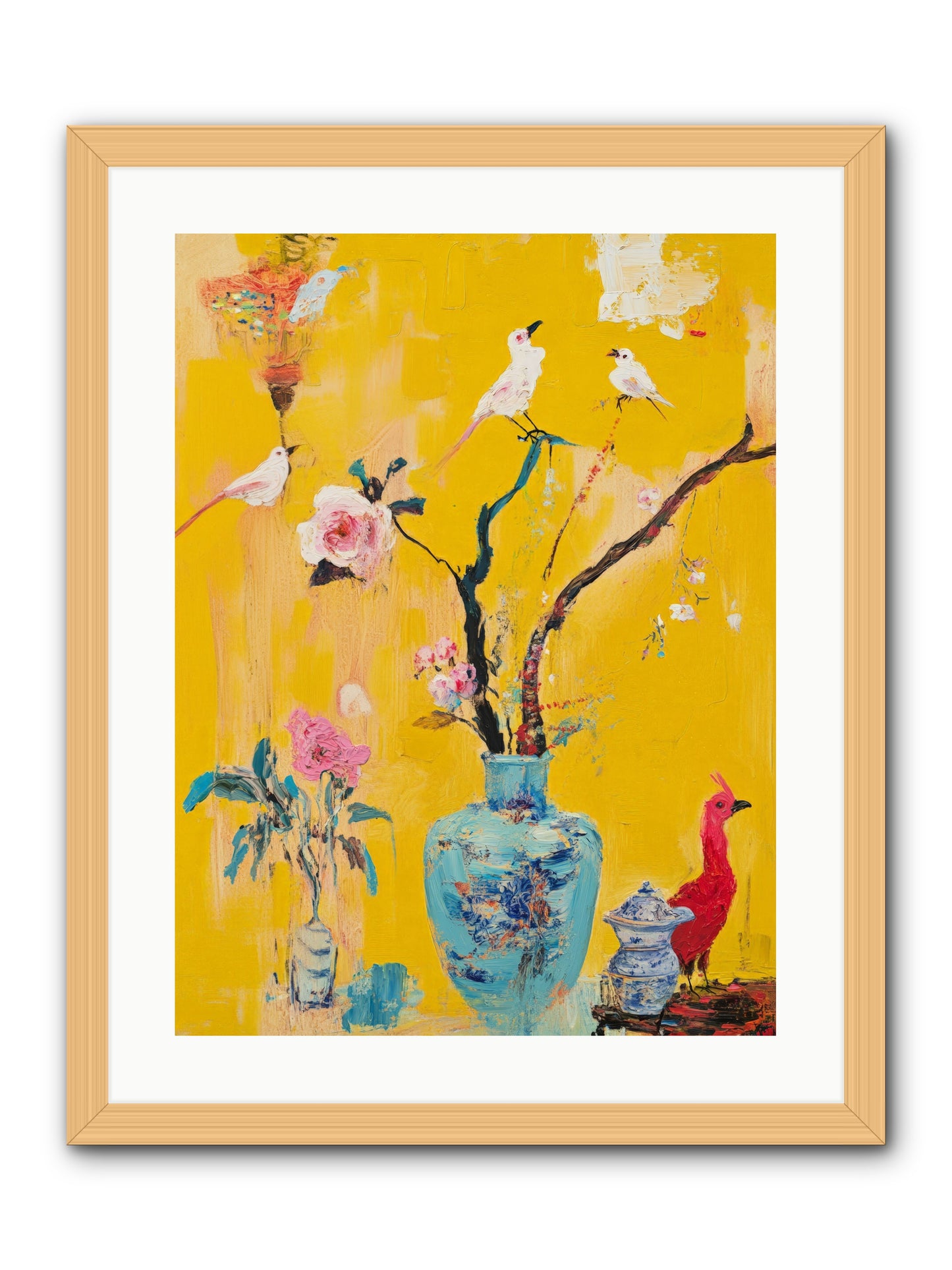 Gathered Wonder -- Framed Print - Natural 18x24