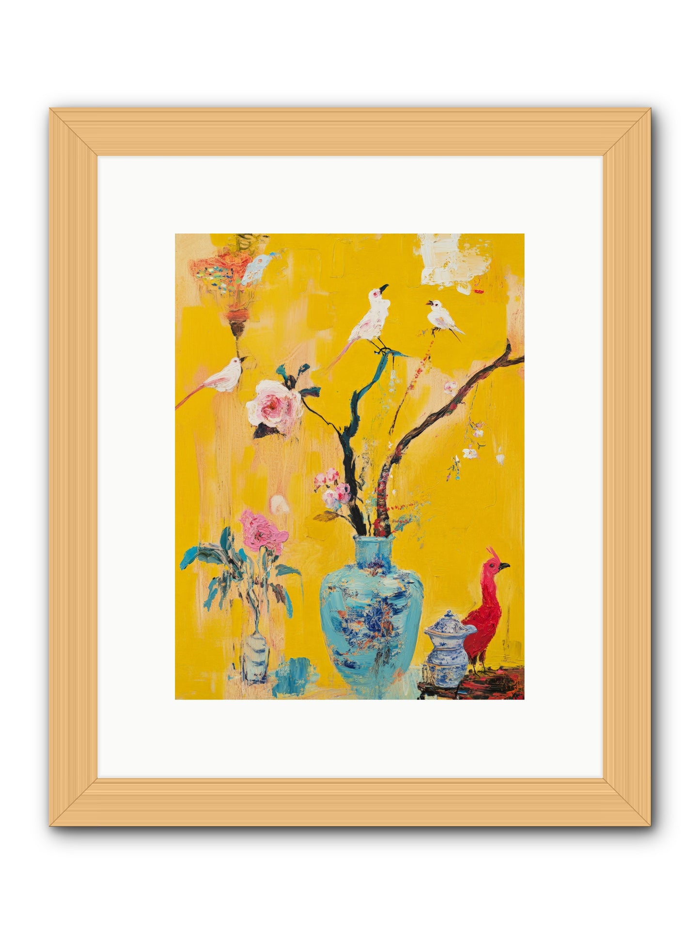 Gathered Wonder -- Framed Print - Natural 9x12