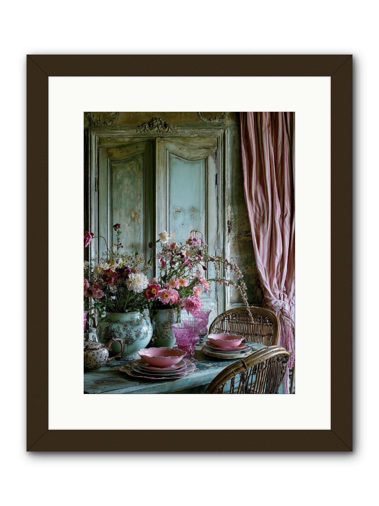 Gathering Of Angels -- Framed Print - Black 12x16