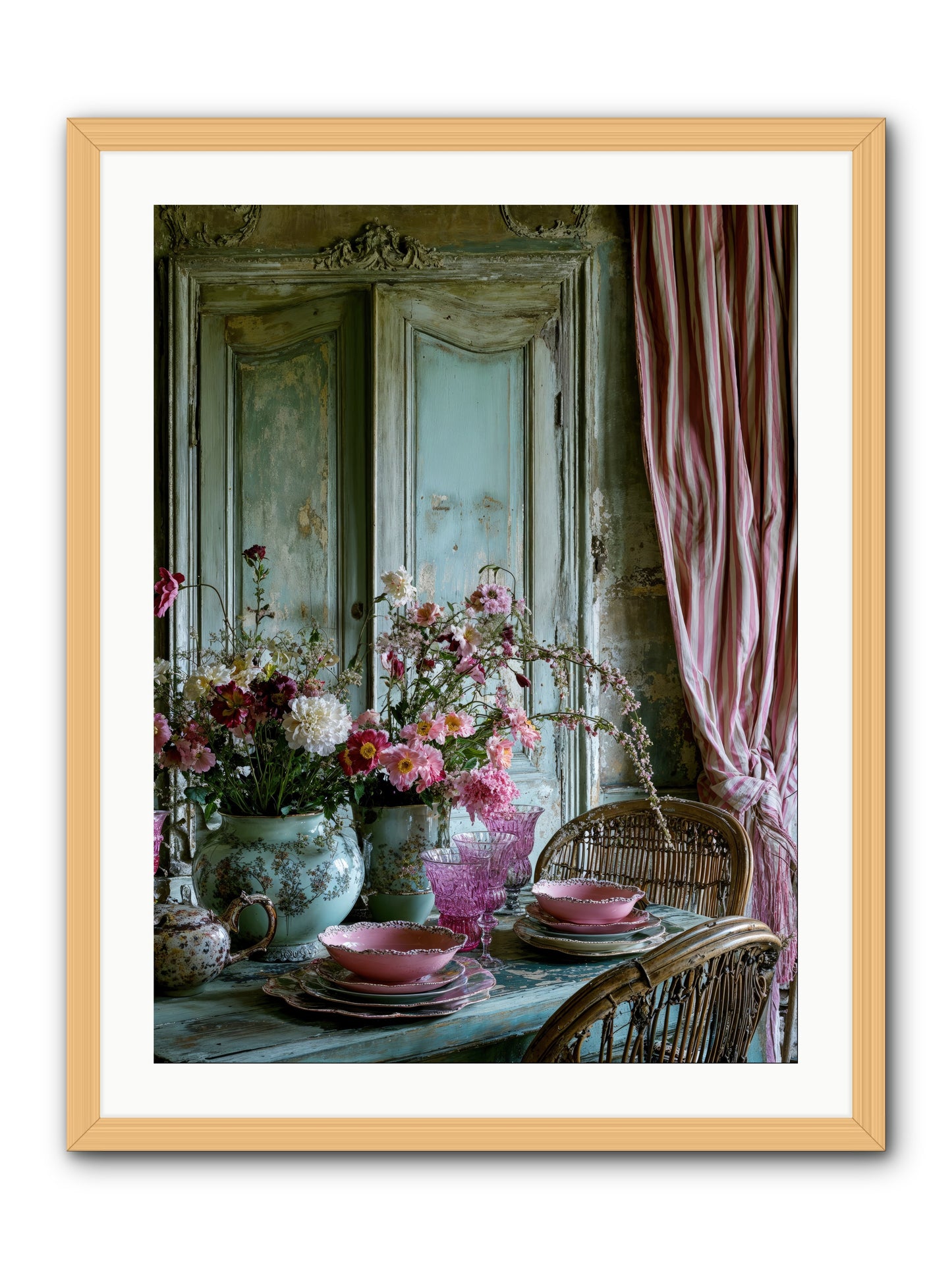 Gathering Of Angels -- Framed Print - Natural 24x32