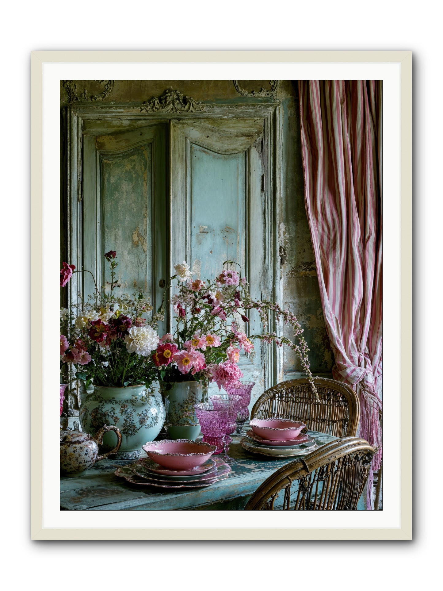 Gathering Of Angels -- Framed Print - White 36x48