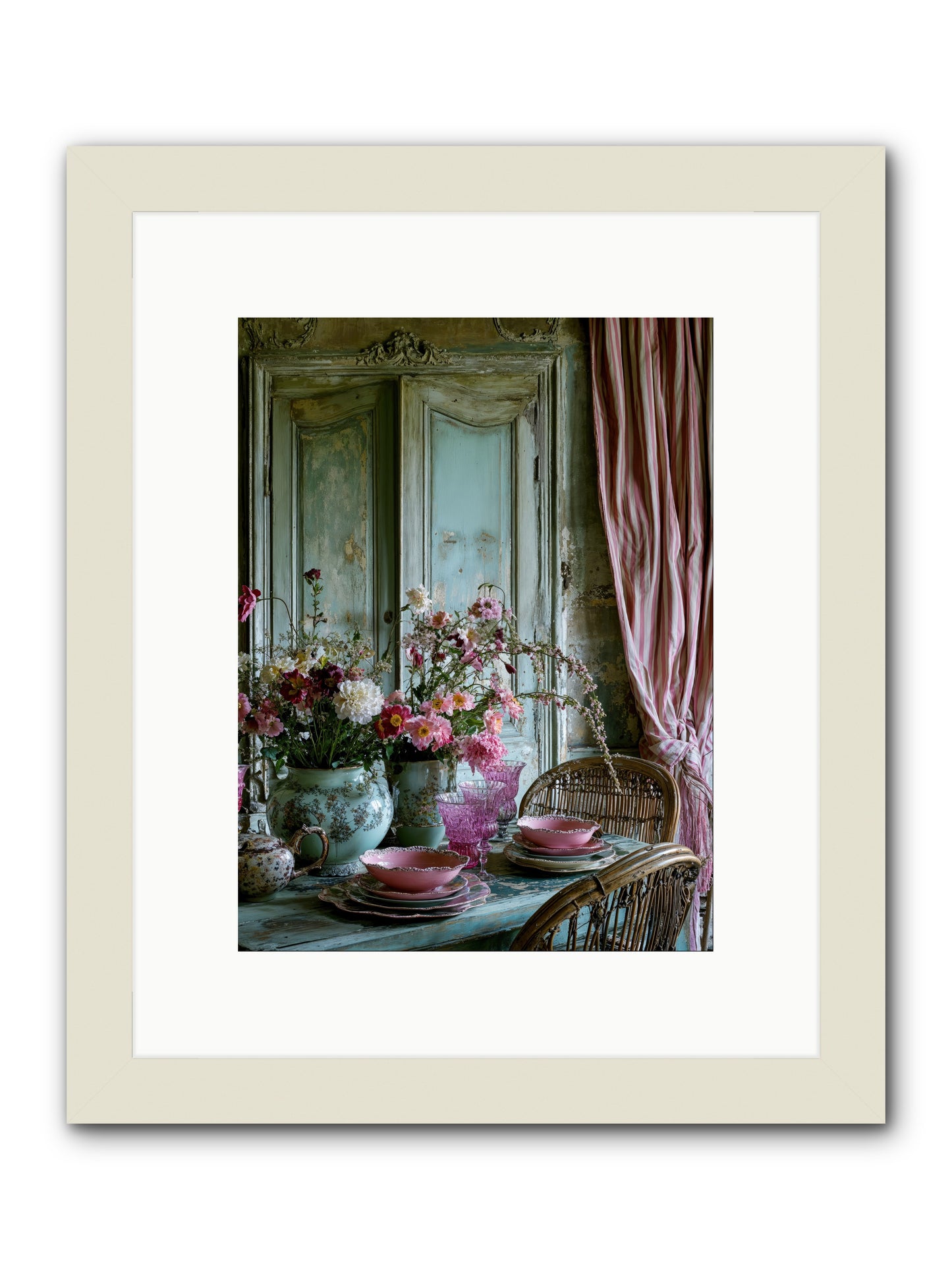 Gathering Of Angels -- Framed Print - White 9x12