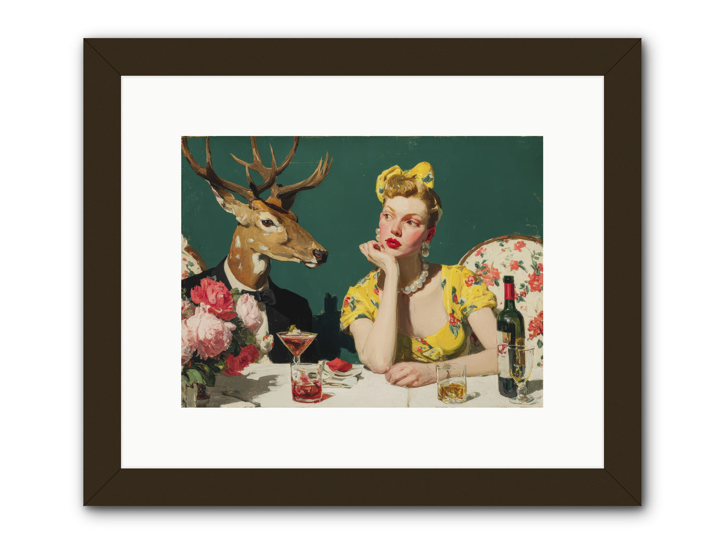 Gathering of Gentle Souls -- Framed Print - Black 12x9