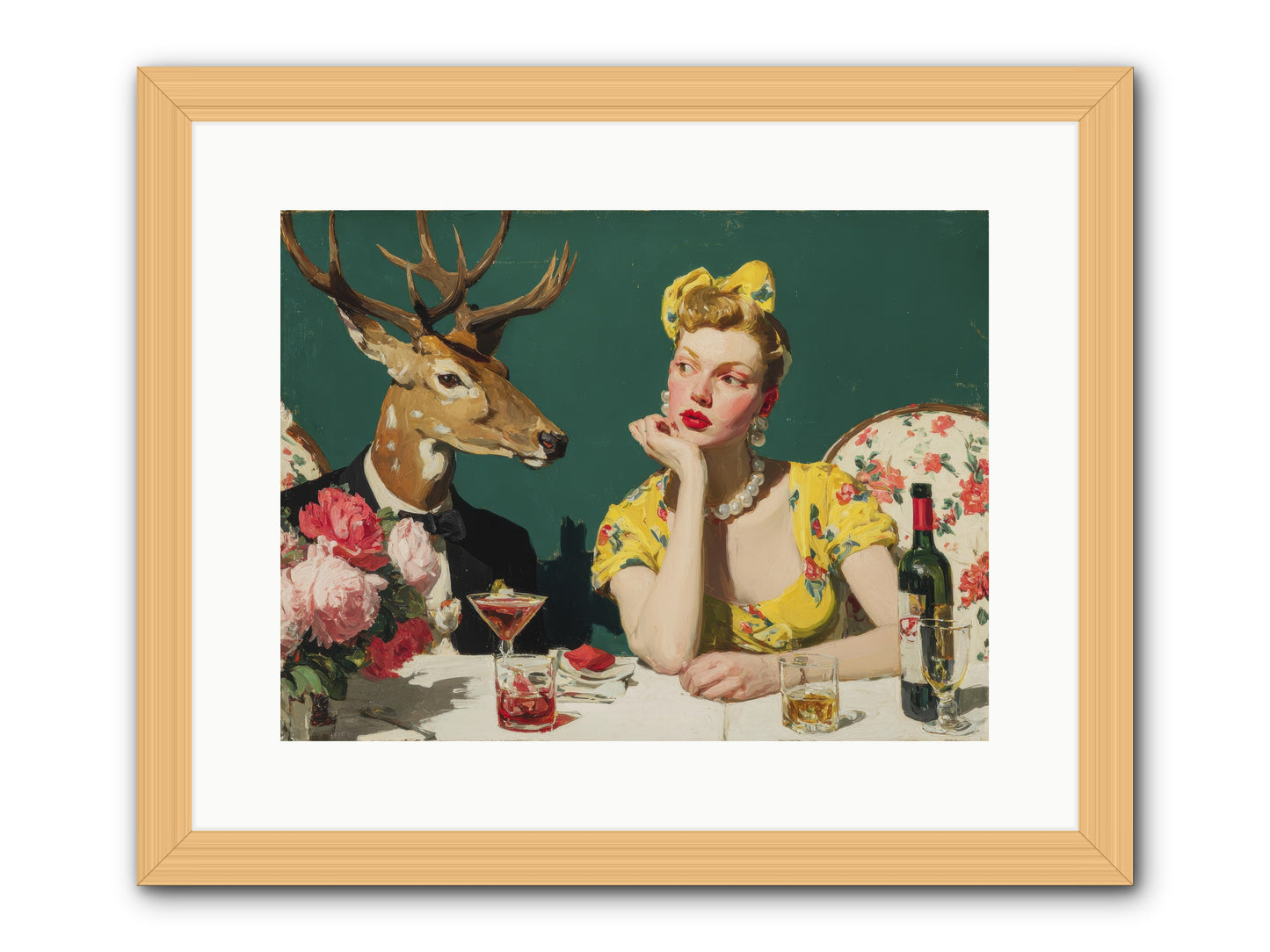 Gathering of Gentle Souls -- Framed Print - Natural 16x12