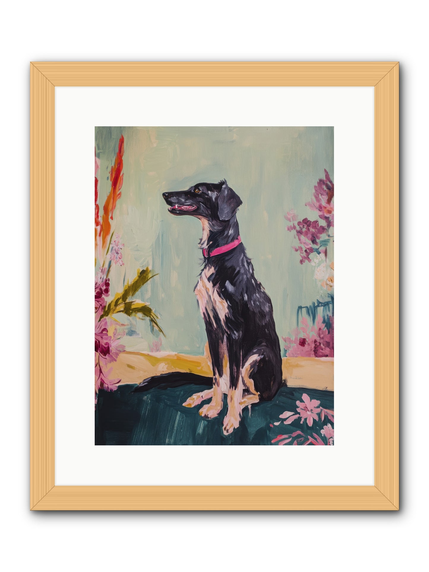 Gatsby -- Framed Print - Natural 12x16
