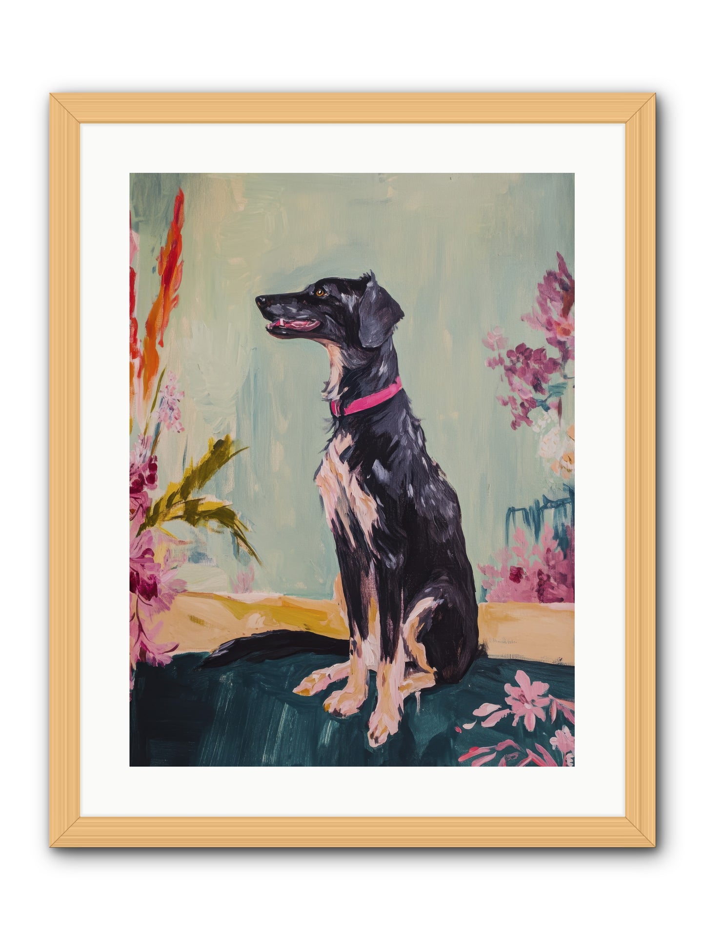 Gatsby -- Framed Print - Natural 18x24