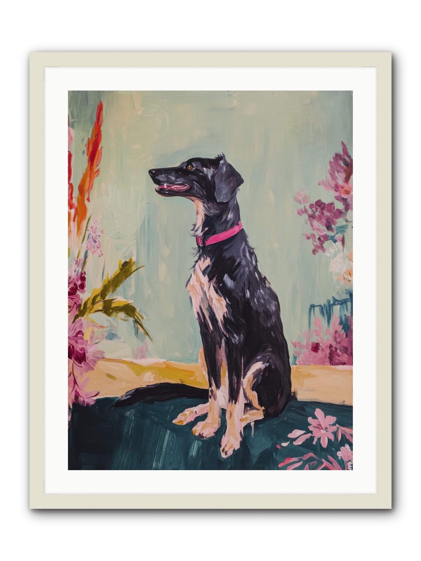 Gatsby -- Framed Print - White 24x32