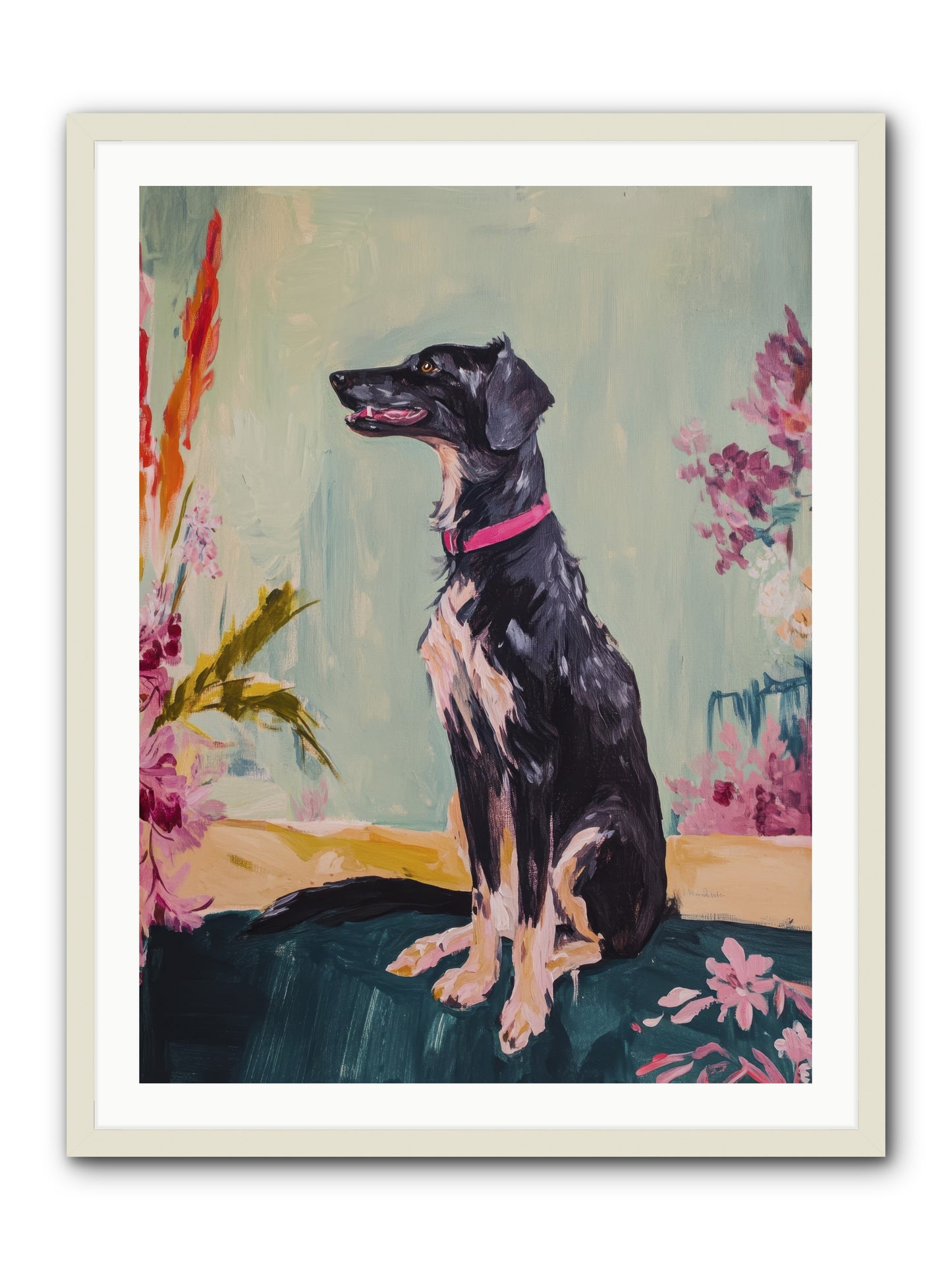 Gatsby -- Framed Print - White 30x40