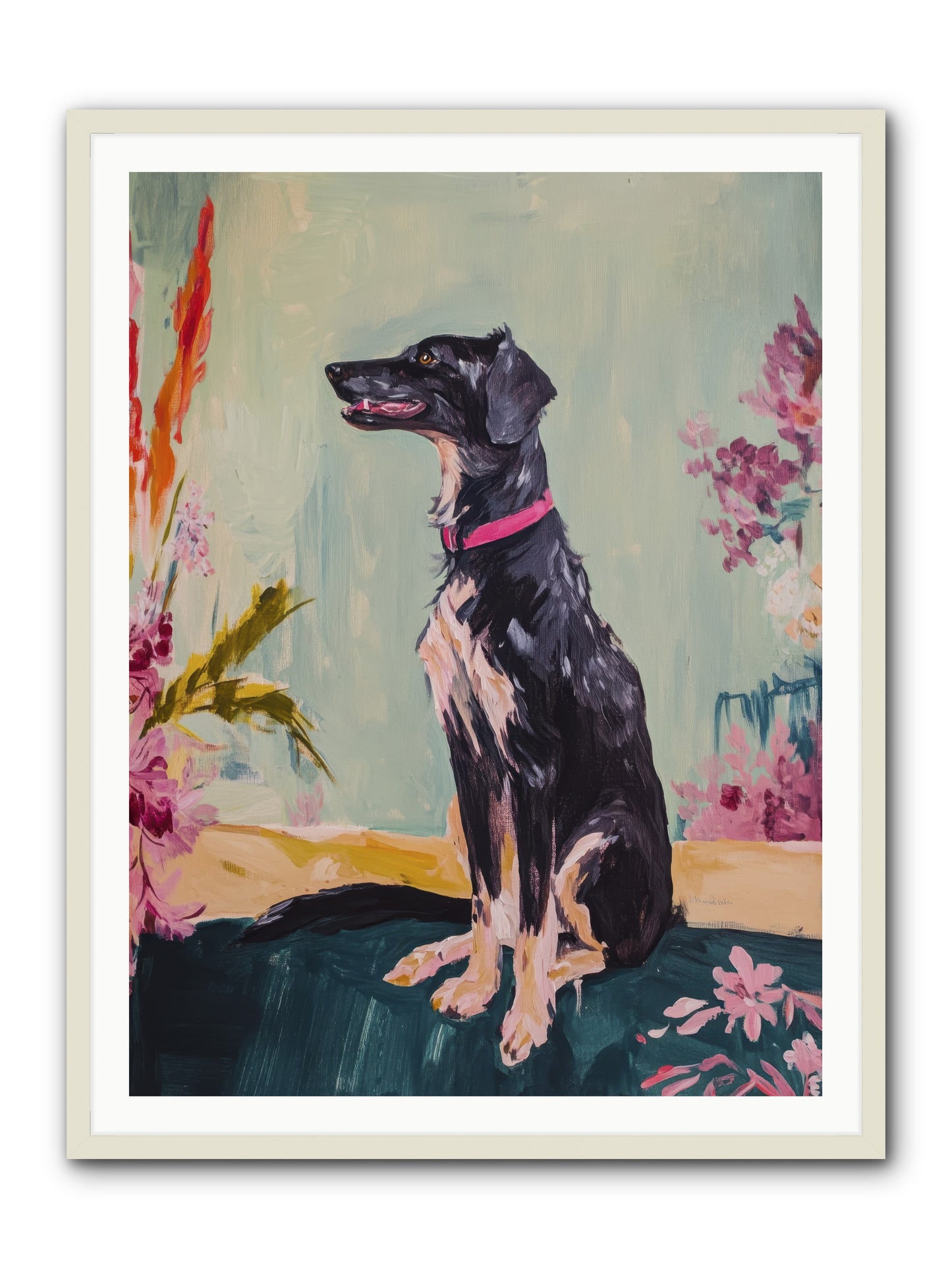 Gatsby -- Framed Print - White 36x48