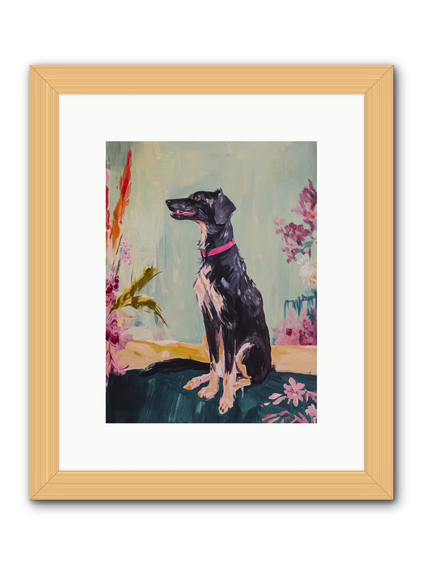 Gatsby -- Framed Print - Natural 9x12