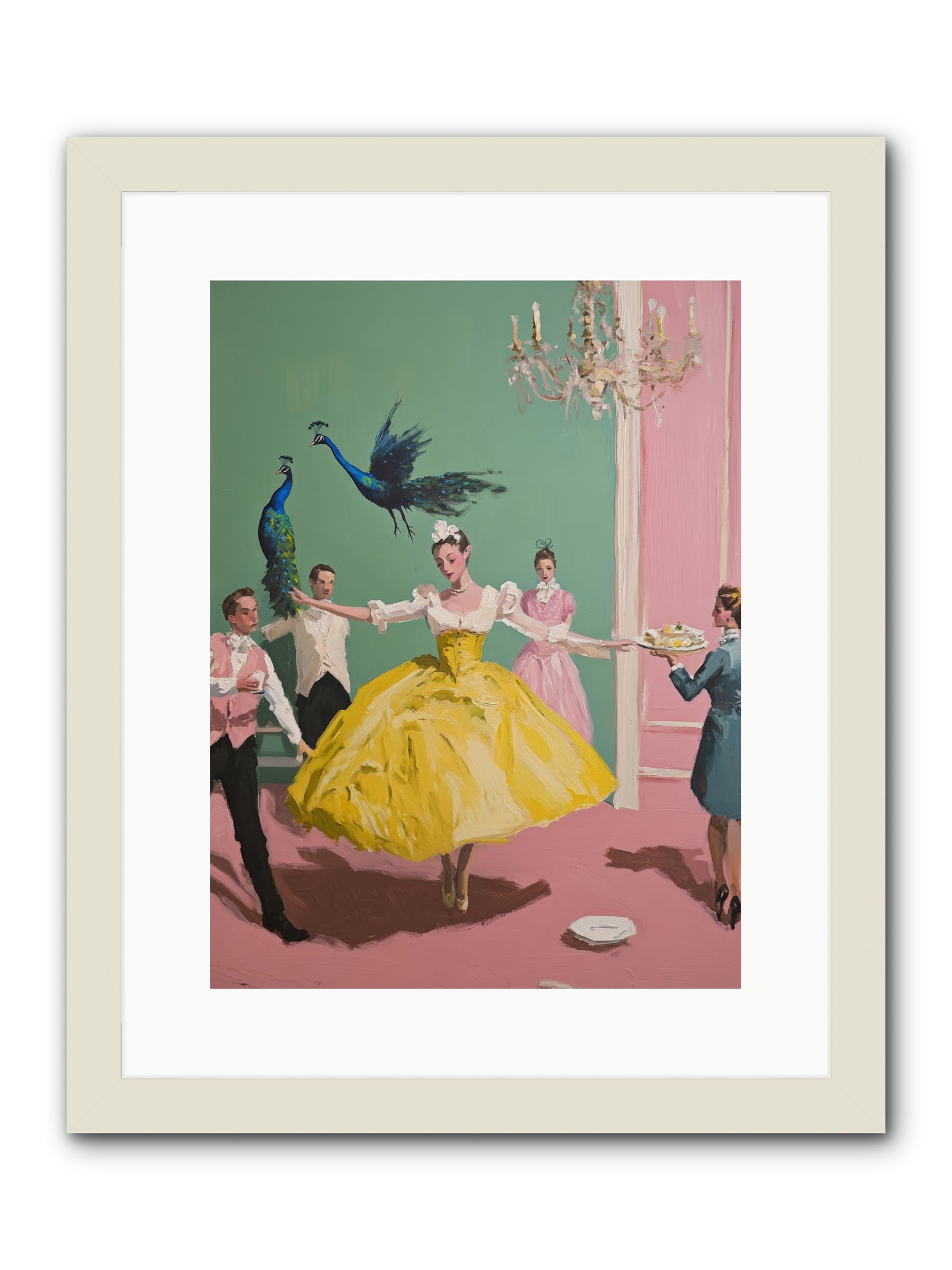 Gaze Upon GraceRez2 -- Framed Print - White 12x16