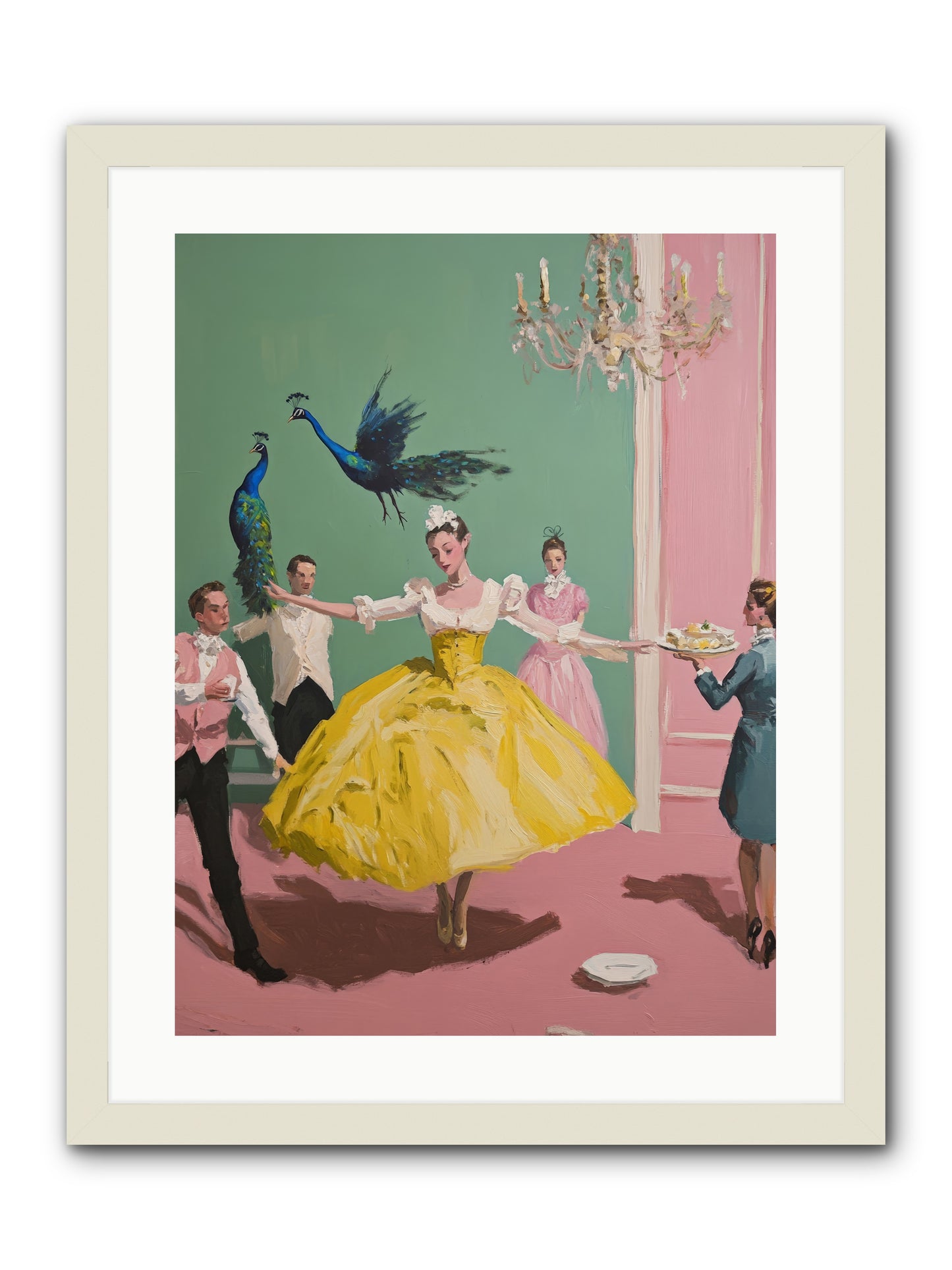 Gaze Upon GraceRez2 -- Framed Print - White 18x24