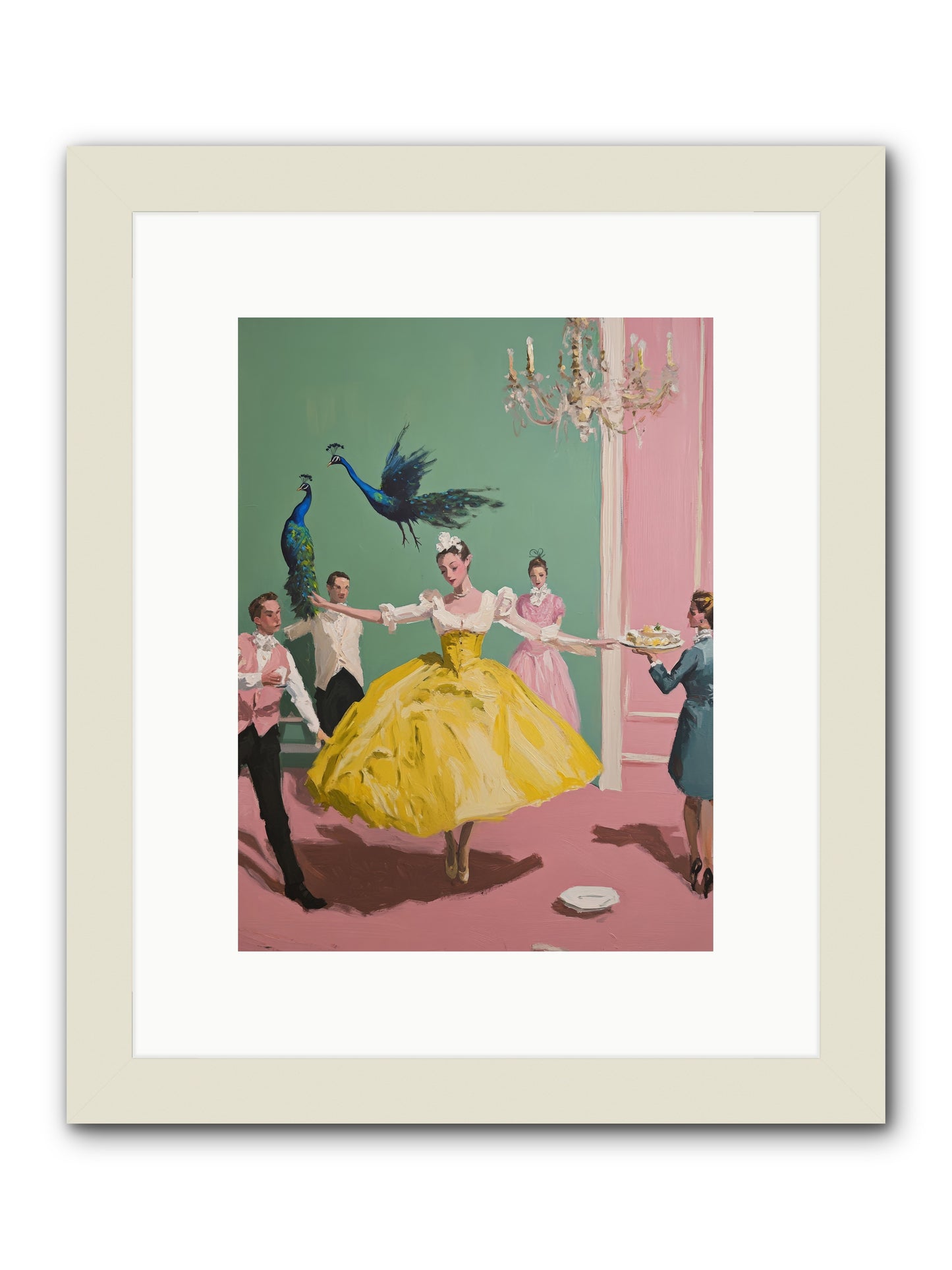 Gaze Upon GraceRez2 -- Framed Print - White 9x12