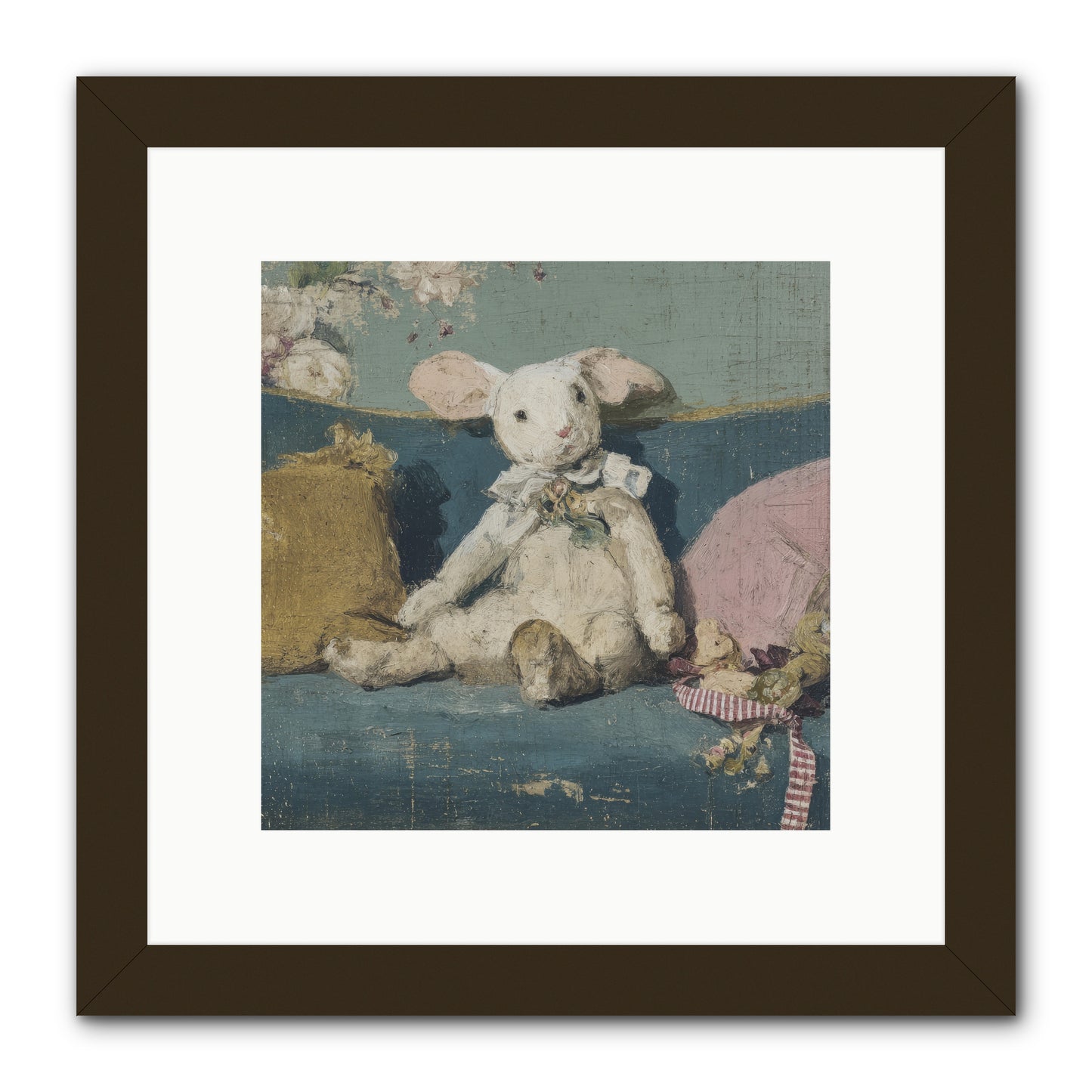 Gazette of Unfinished Portraits -- Framed Print - Black 10x10