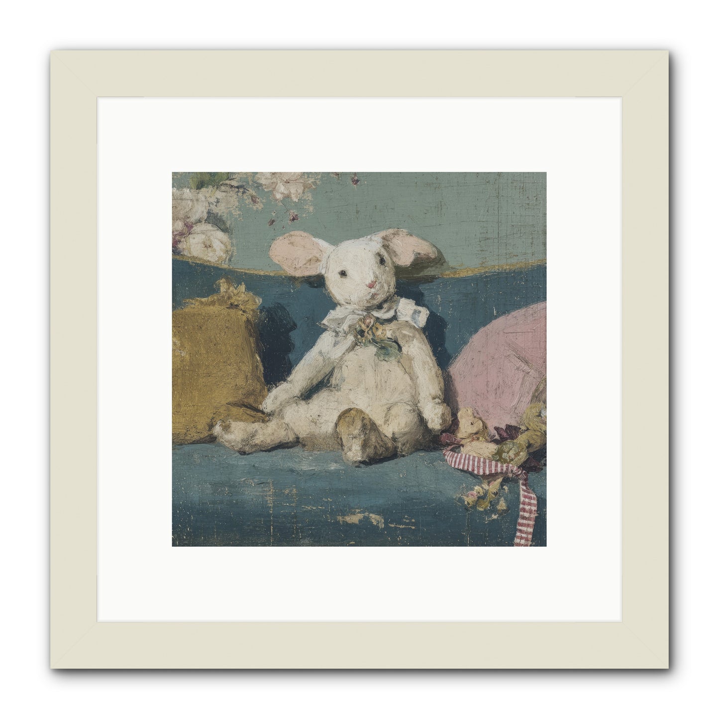 Gazette of Unfinished Portraits -- Framed Print - White 10x10