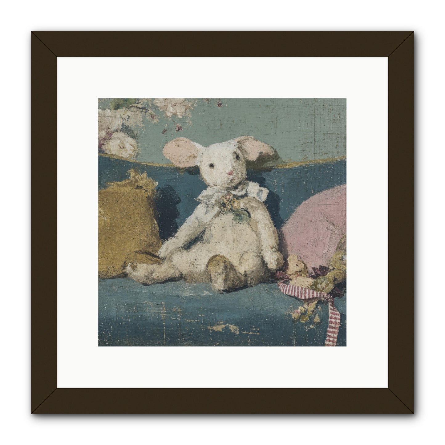 Gazette of Unfinished Portraits -- Framed Print - Black 12x12