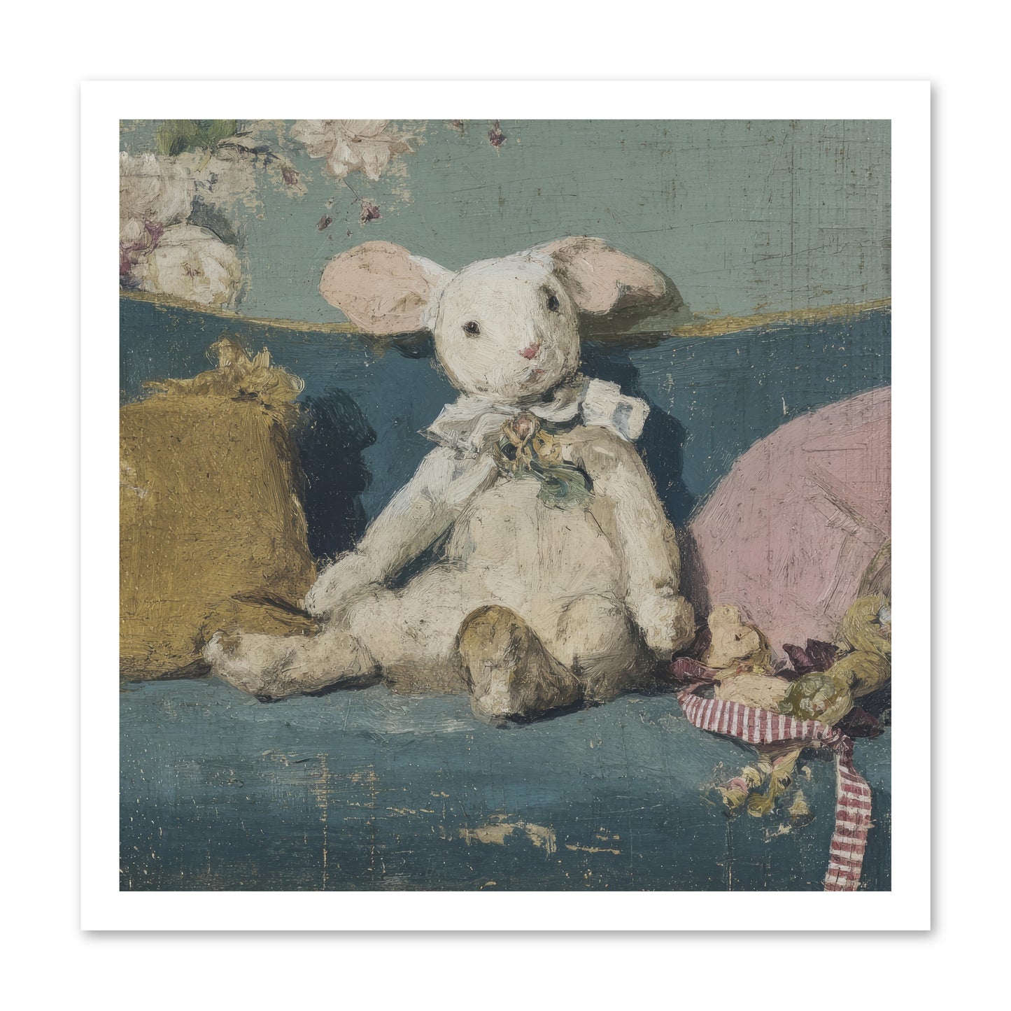Gazette of Unfinished Portraits -- Loose Canvas Print 20x20