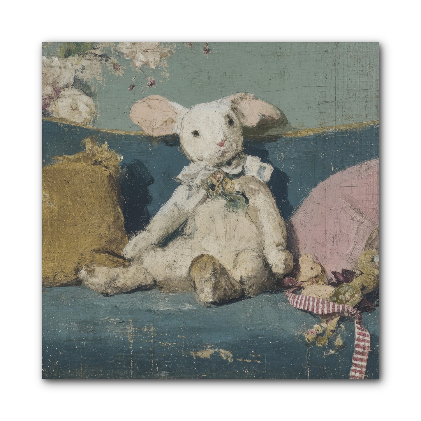 Gazette of Unfinished Portraits -- Wrapped Canvas 10x10