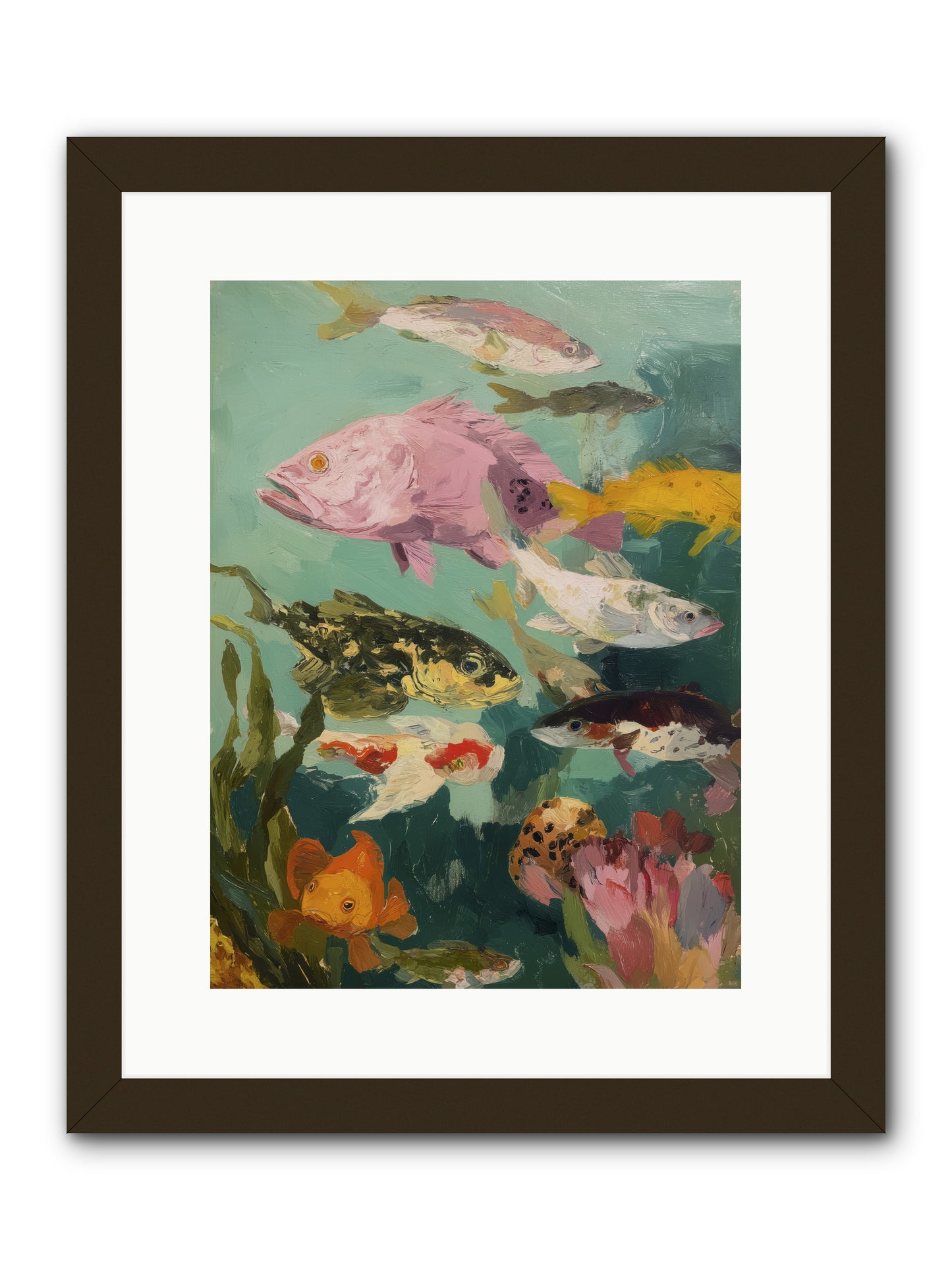 Gemstone Ballet -- Framed Print - Black 12x16