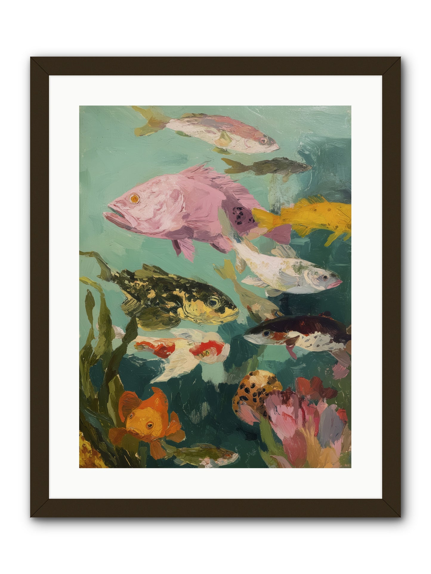 Gemstone Ballet -- Framed Print - Black 18x24