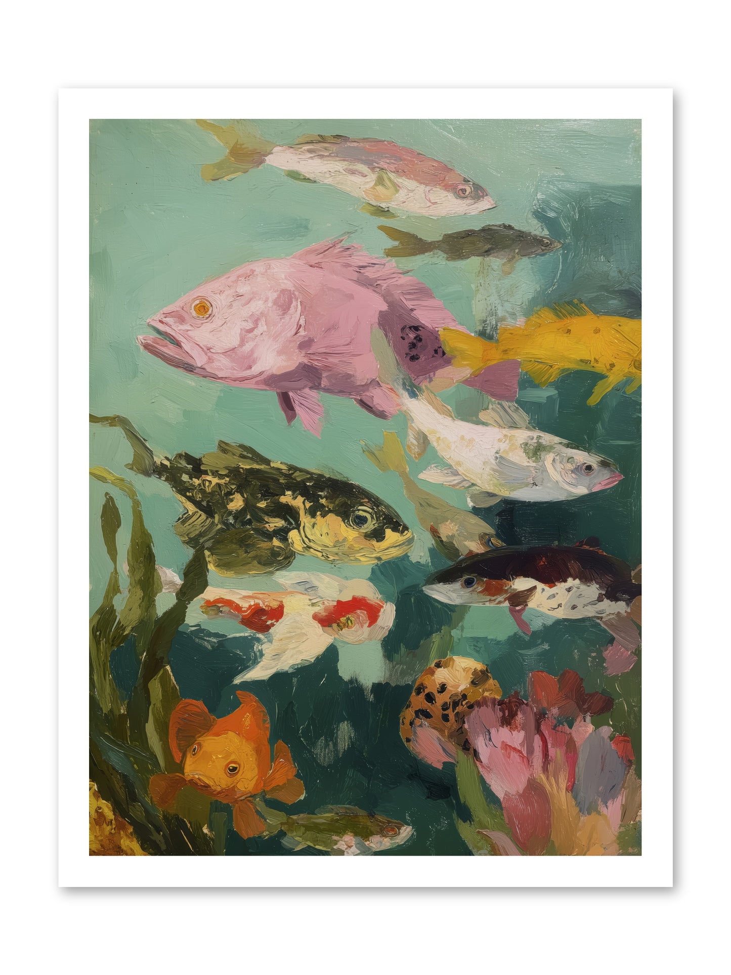 Gemstone Ballet -- Loose Canvas Print 18x24