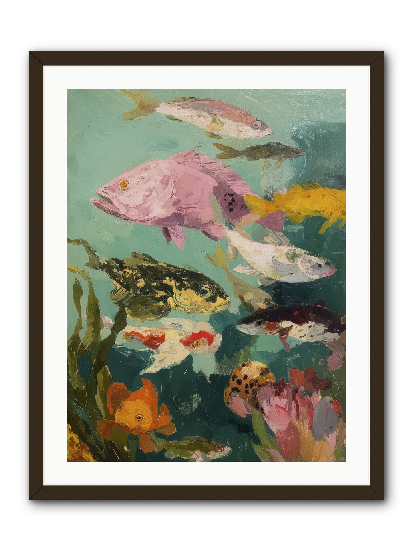 Gemstone Ballet -- Framed Print - Black 24x32