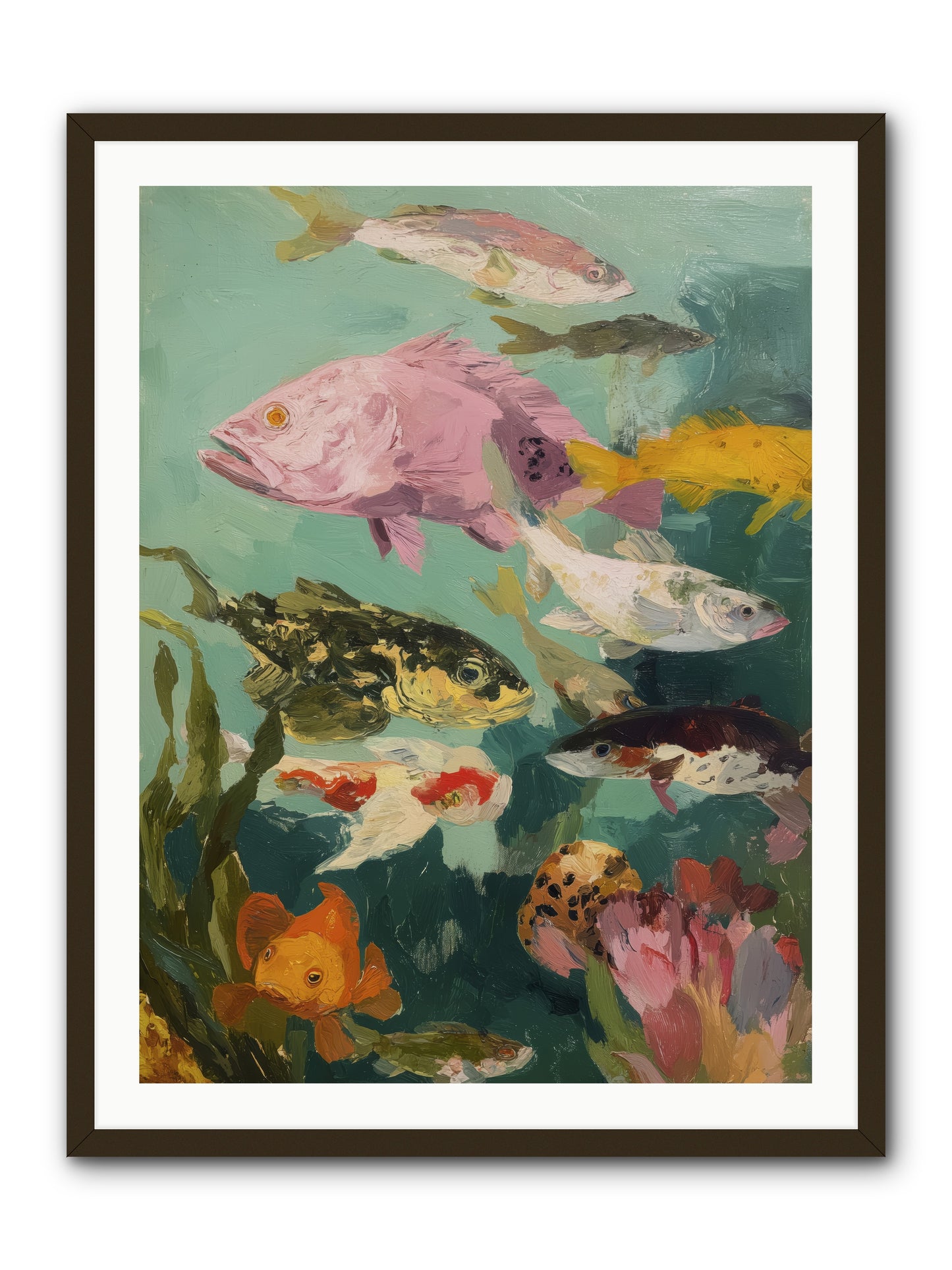 Gemstone Ballet -- Framed Print - Black 30x40