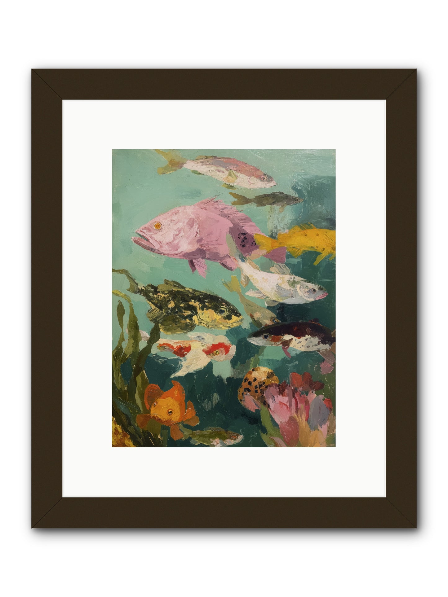 Gemstone Ballet -- Framed Print - Black 9x12