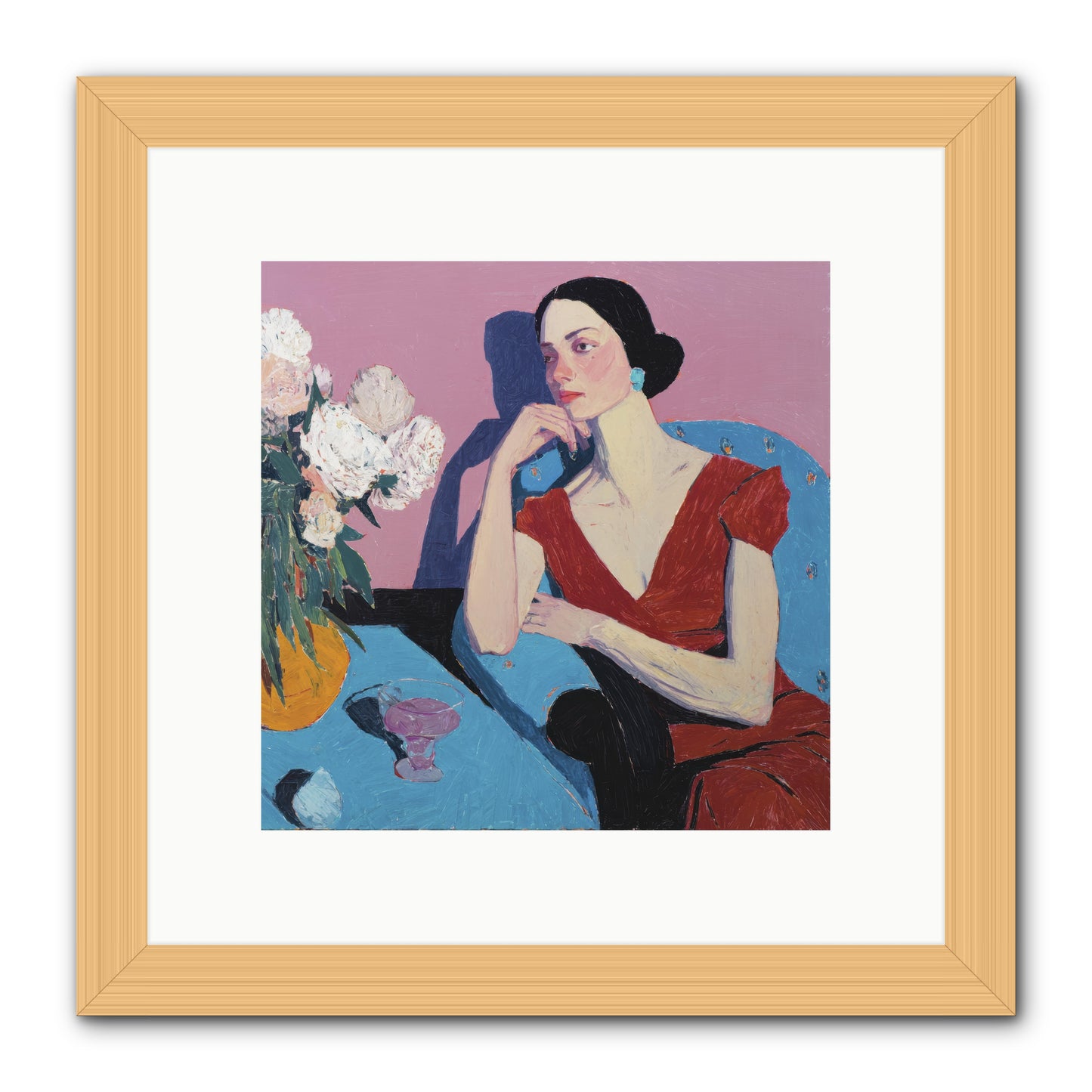 Generous Spirit -- Framed Print - Natural 10x10