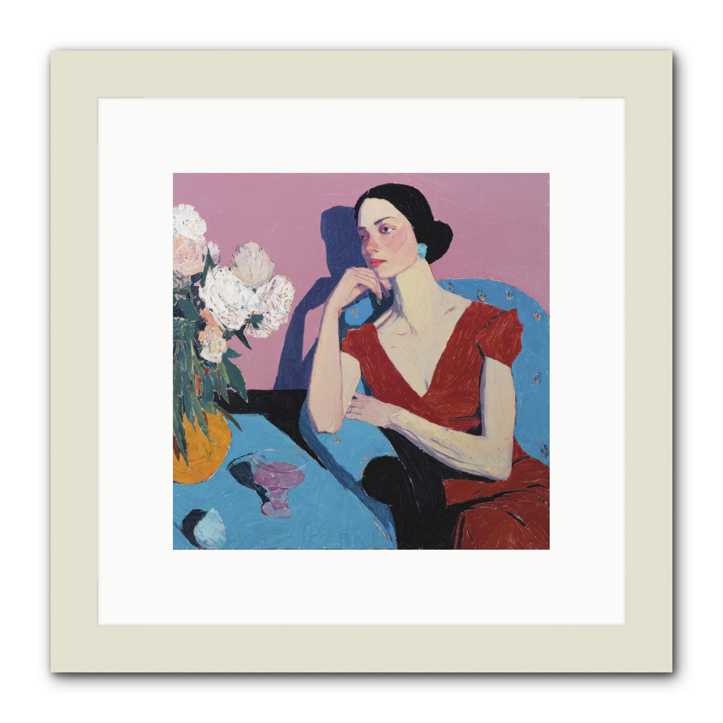 Generous Spirit -- Framed Print - White 10x10