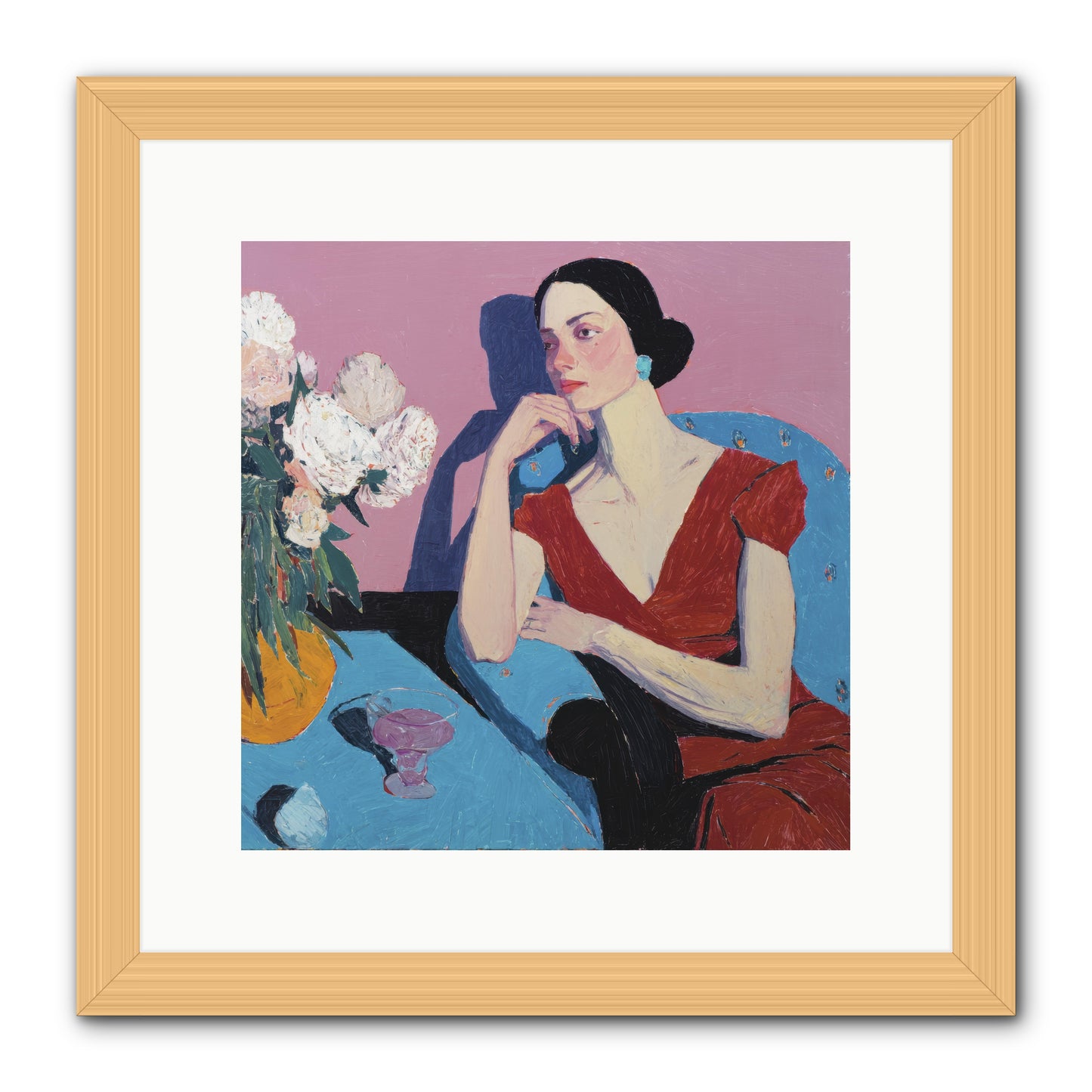 Generous Spirit -- Framed Print - Natural 12x12