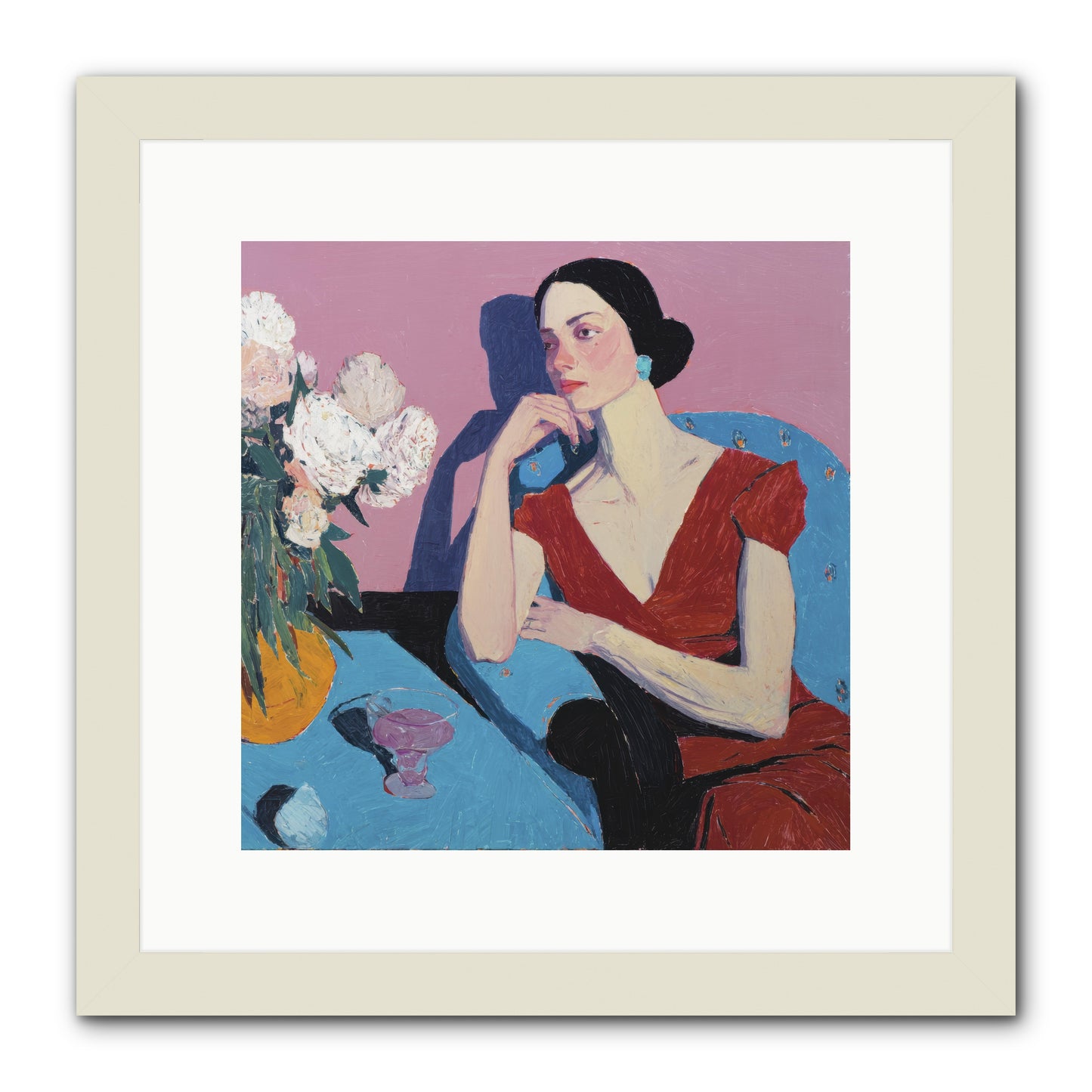 Generous Spirit -- Framed Print - White 12x12