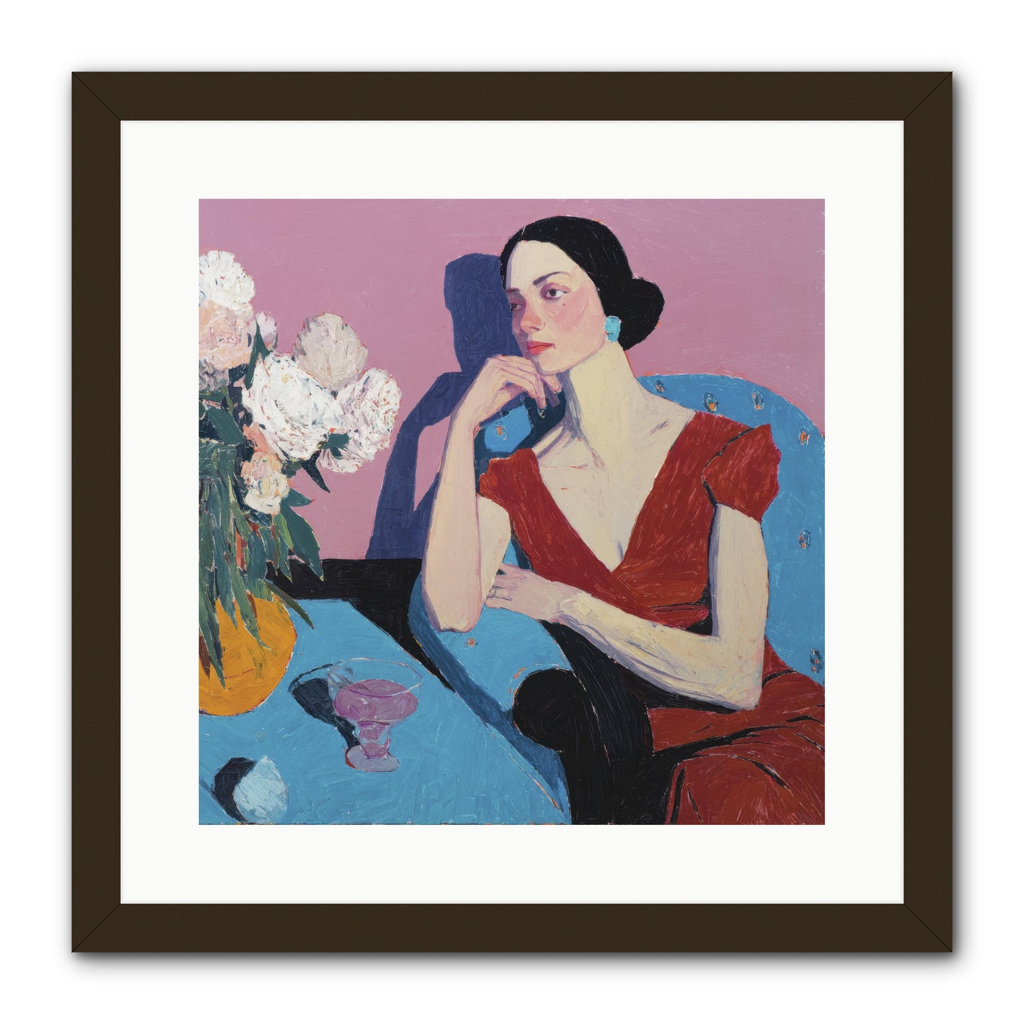 Generous Spirit -- Framed Print - Black 16x16