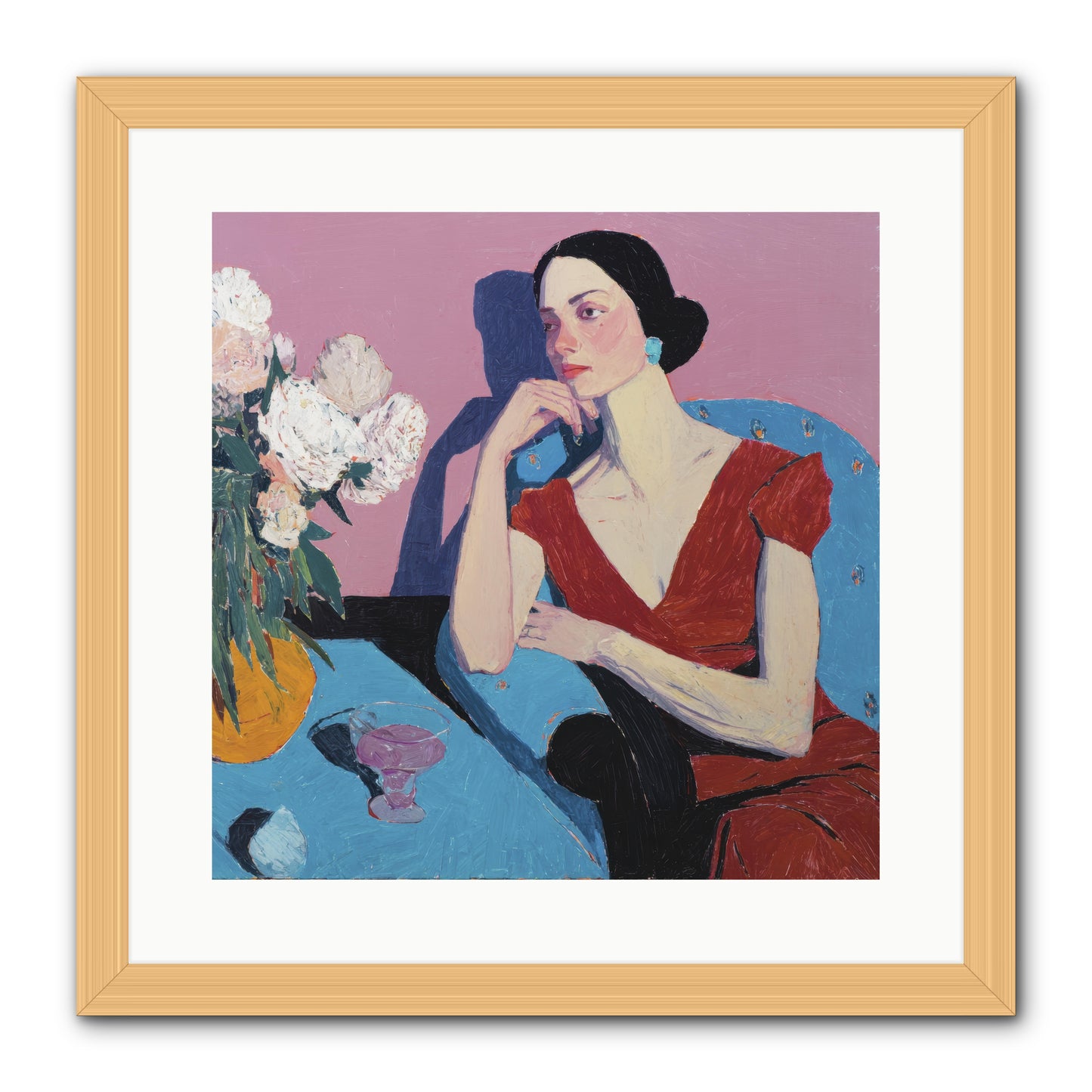 Generous Spirit -- Framed Print - Natural 16x16