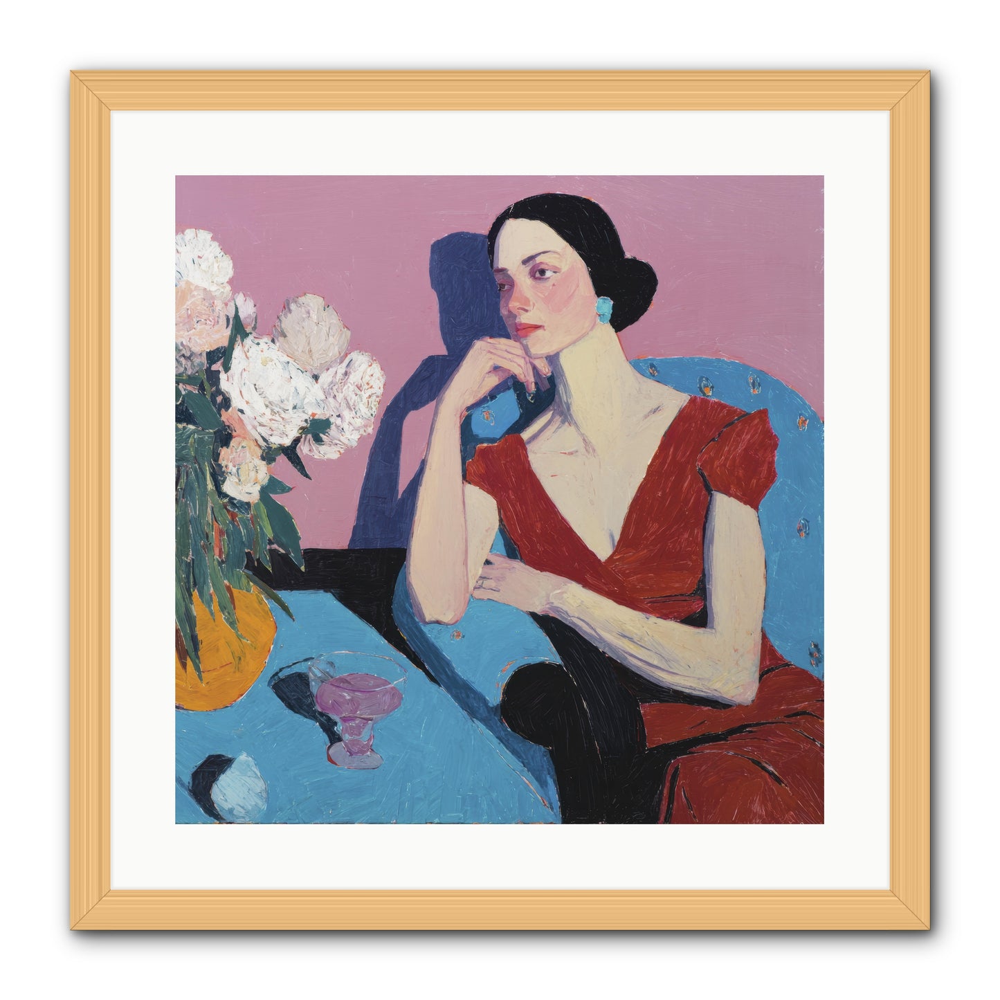 Generous Spirit -- Framed Print - Natural 20x20