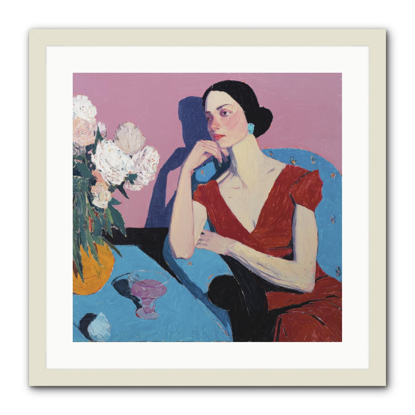Generous Spirit -- Framed Print - White 20x20