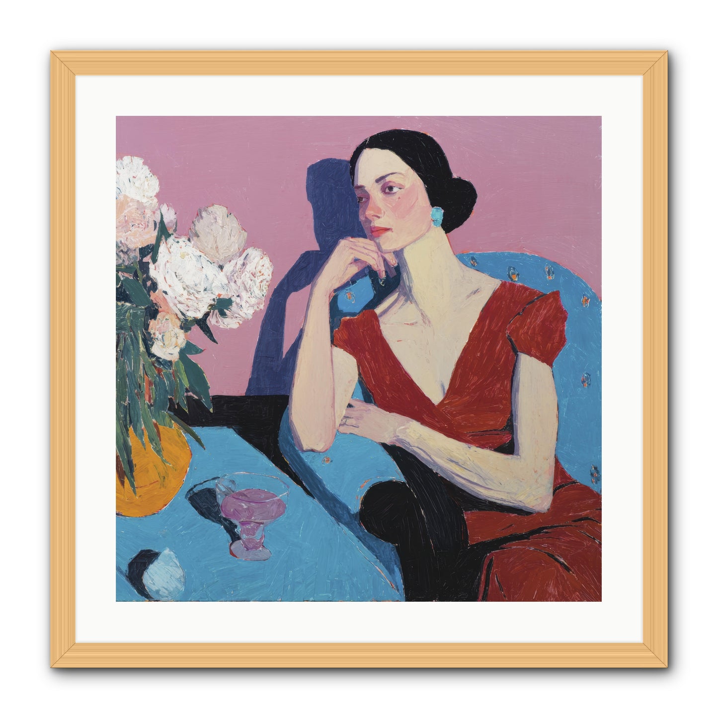Generous Spirit -- Framed Print - Natural 24x24
