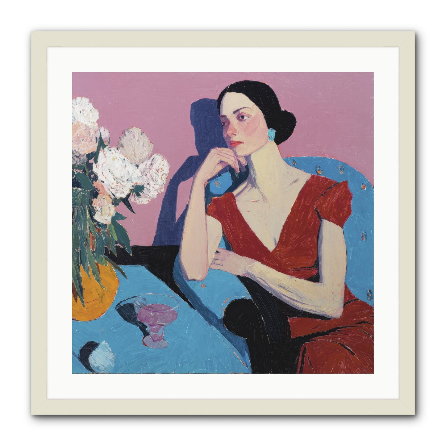 Generous Spirit -- Framed Print - White 24x24