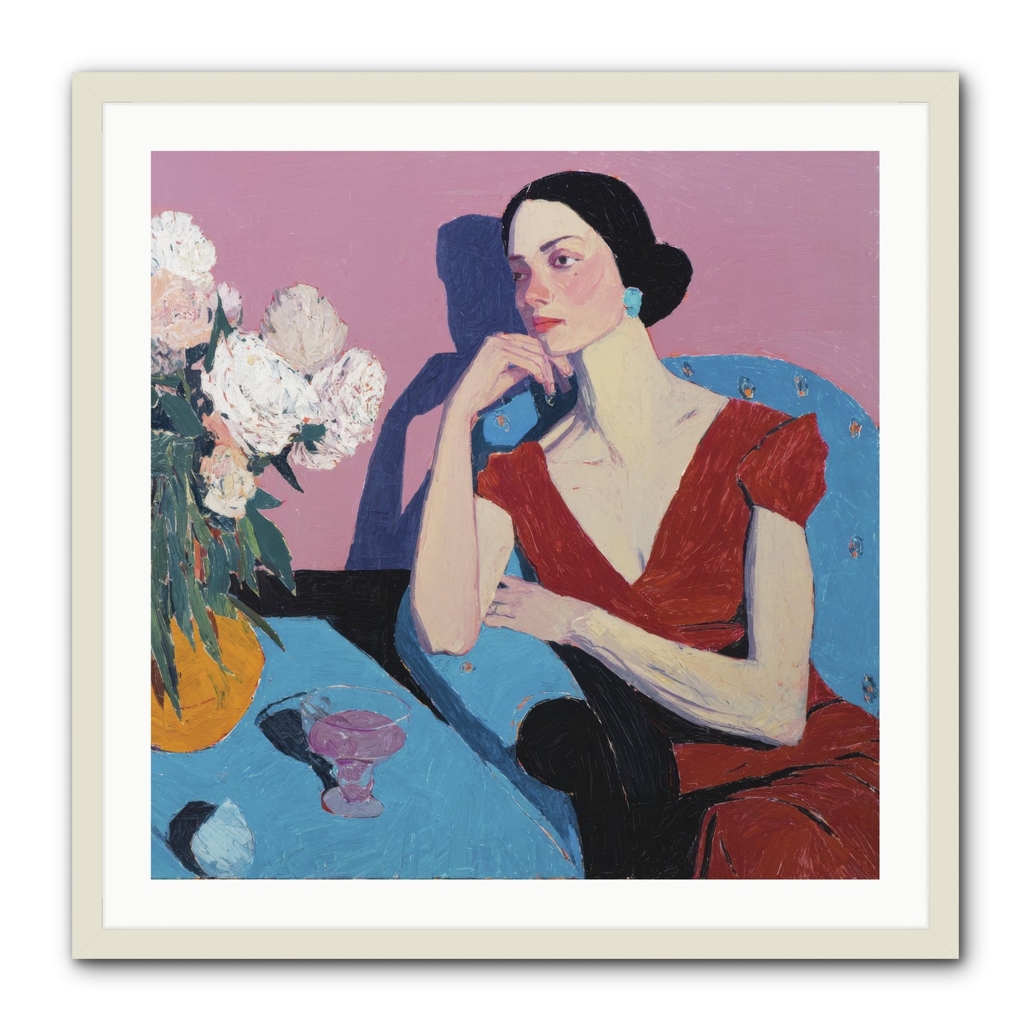 Generous Spirit -- Framed Print - White 30x30