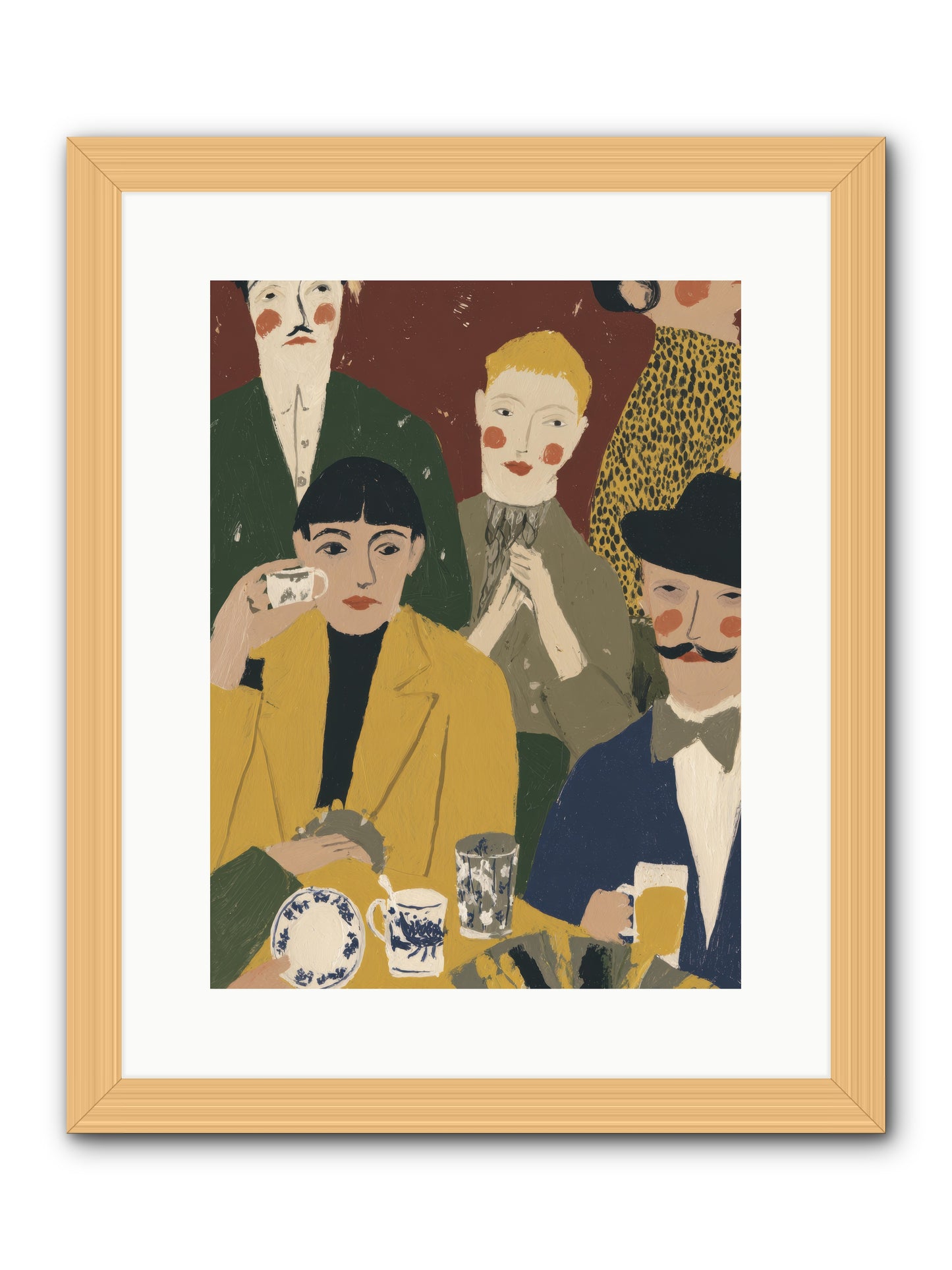 Gentle Chaos -- Framed Print - Natural 12x16