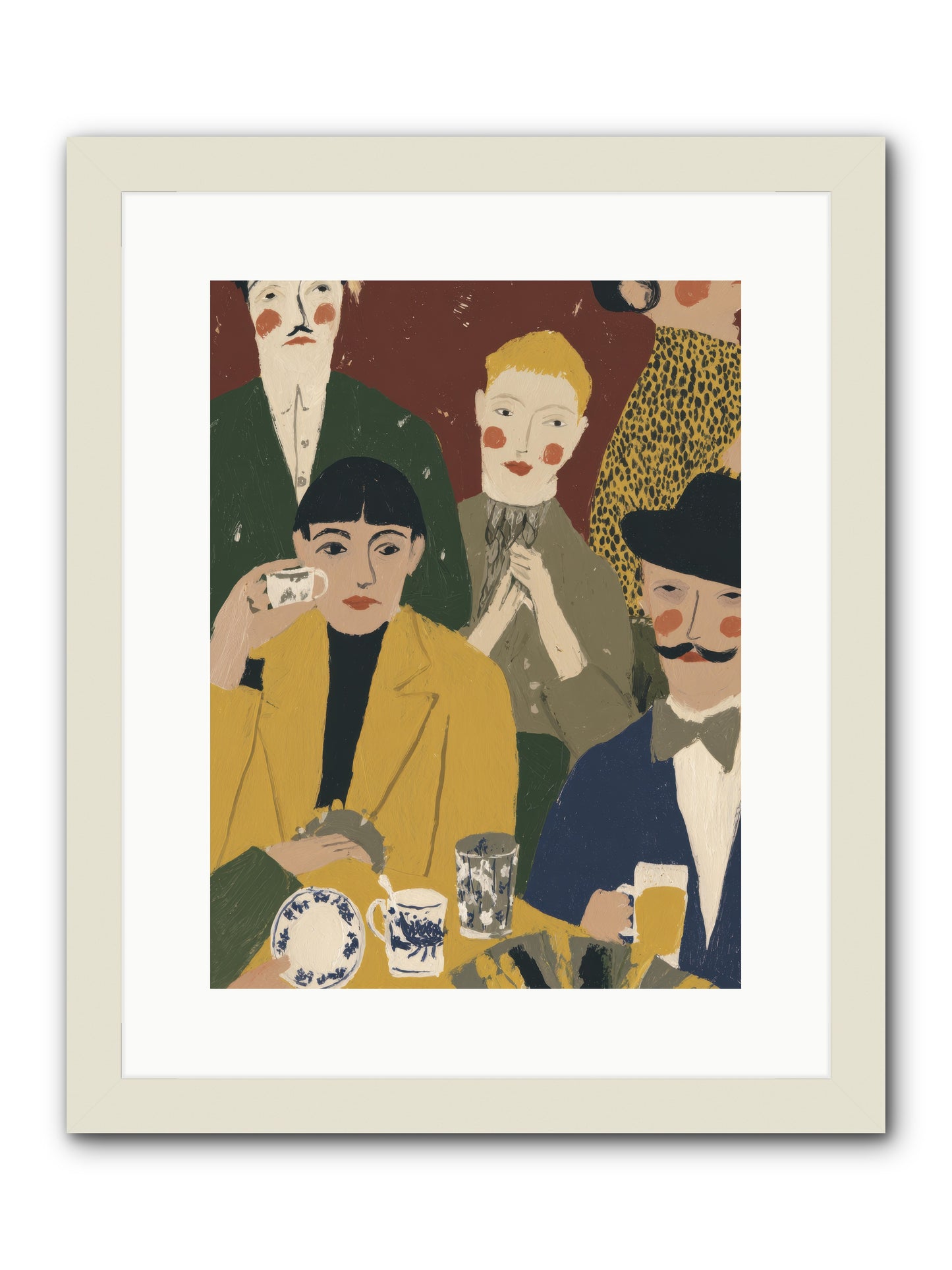 Gentle Chaos -- Framed Print - White 12x16