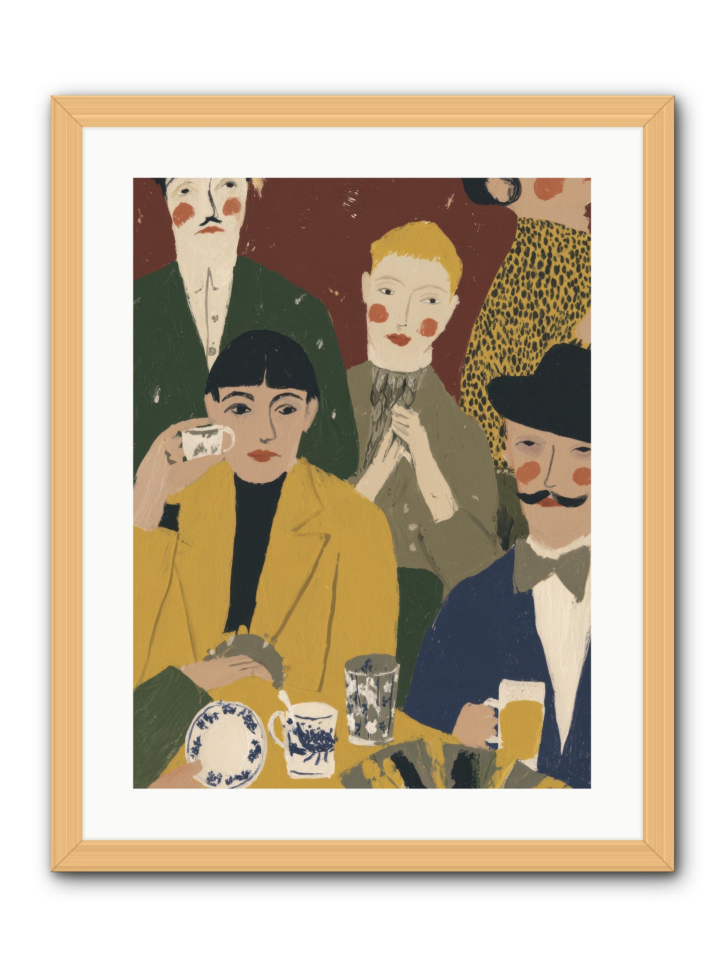 Gentle Chaos -- Framed Print - Natural 18x24