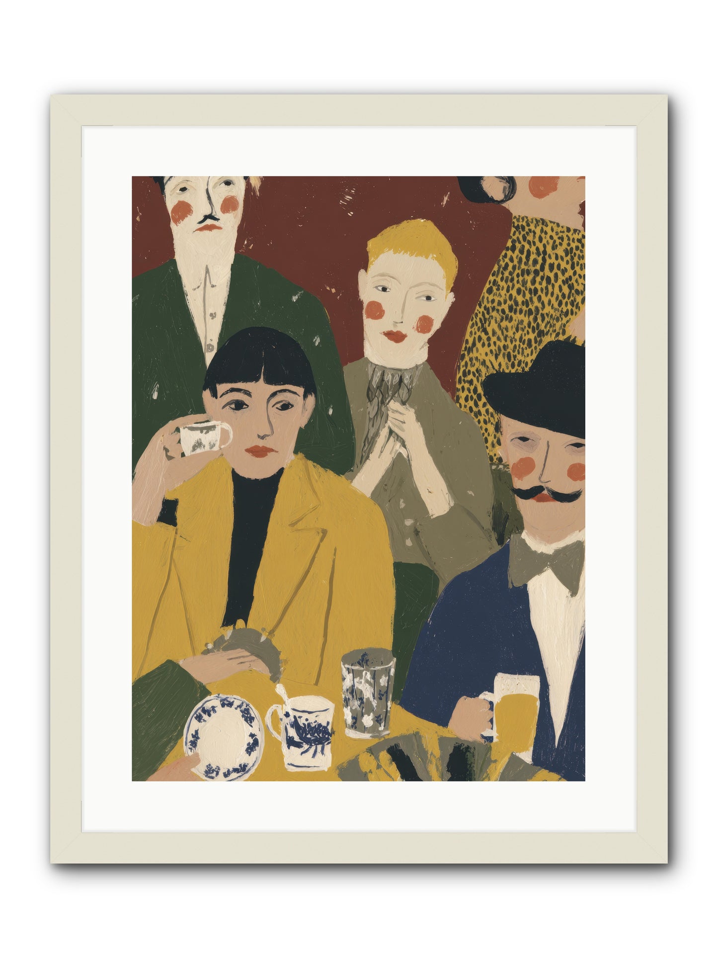 Gentle Chaos -- Framed Print - White 18x24